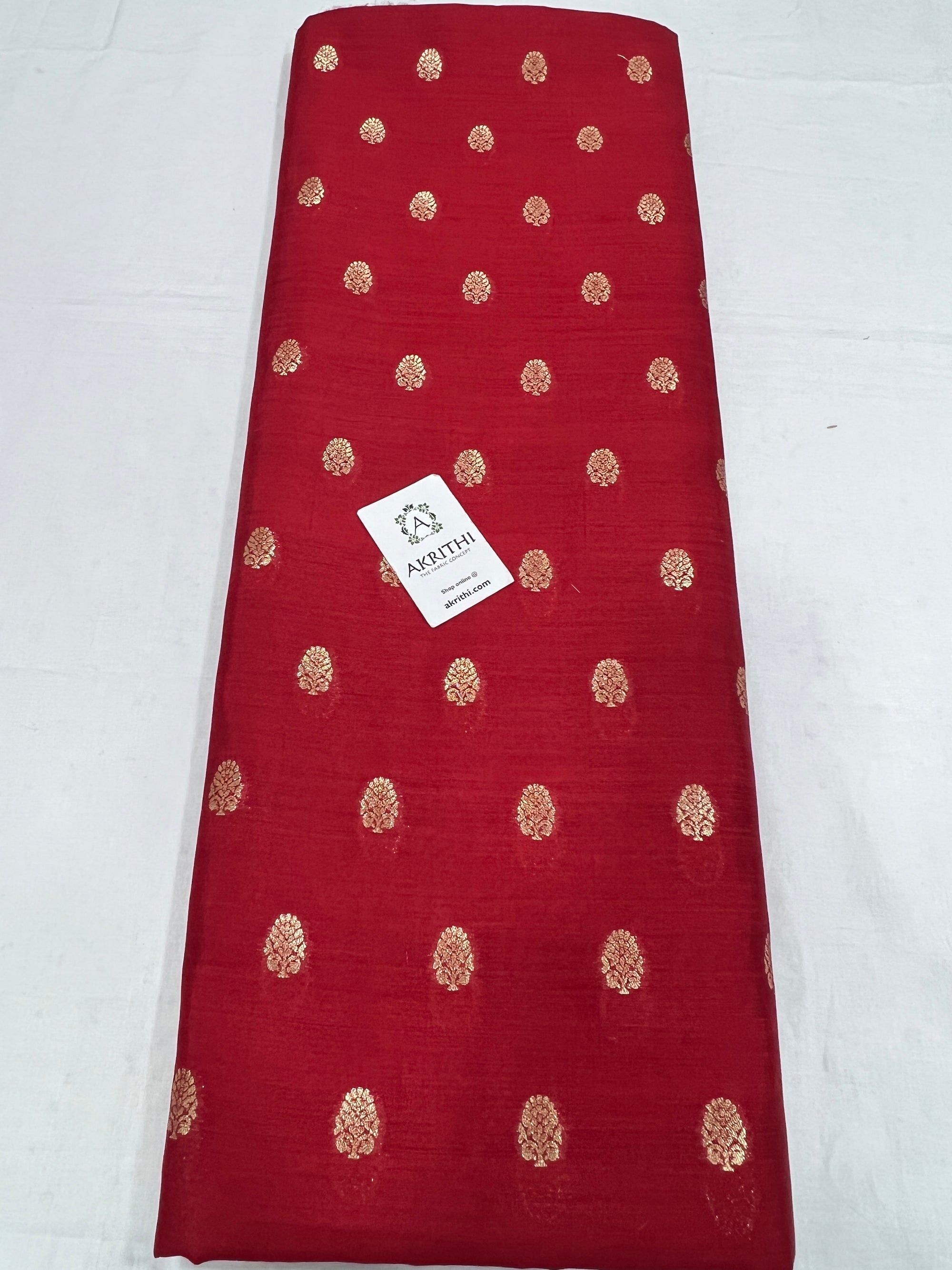 Pure chiniya silk Banarasi brocade fabric