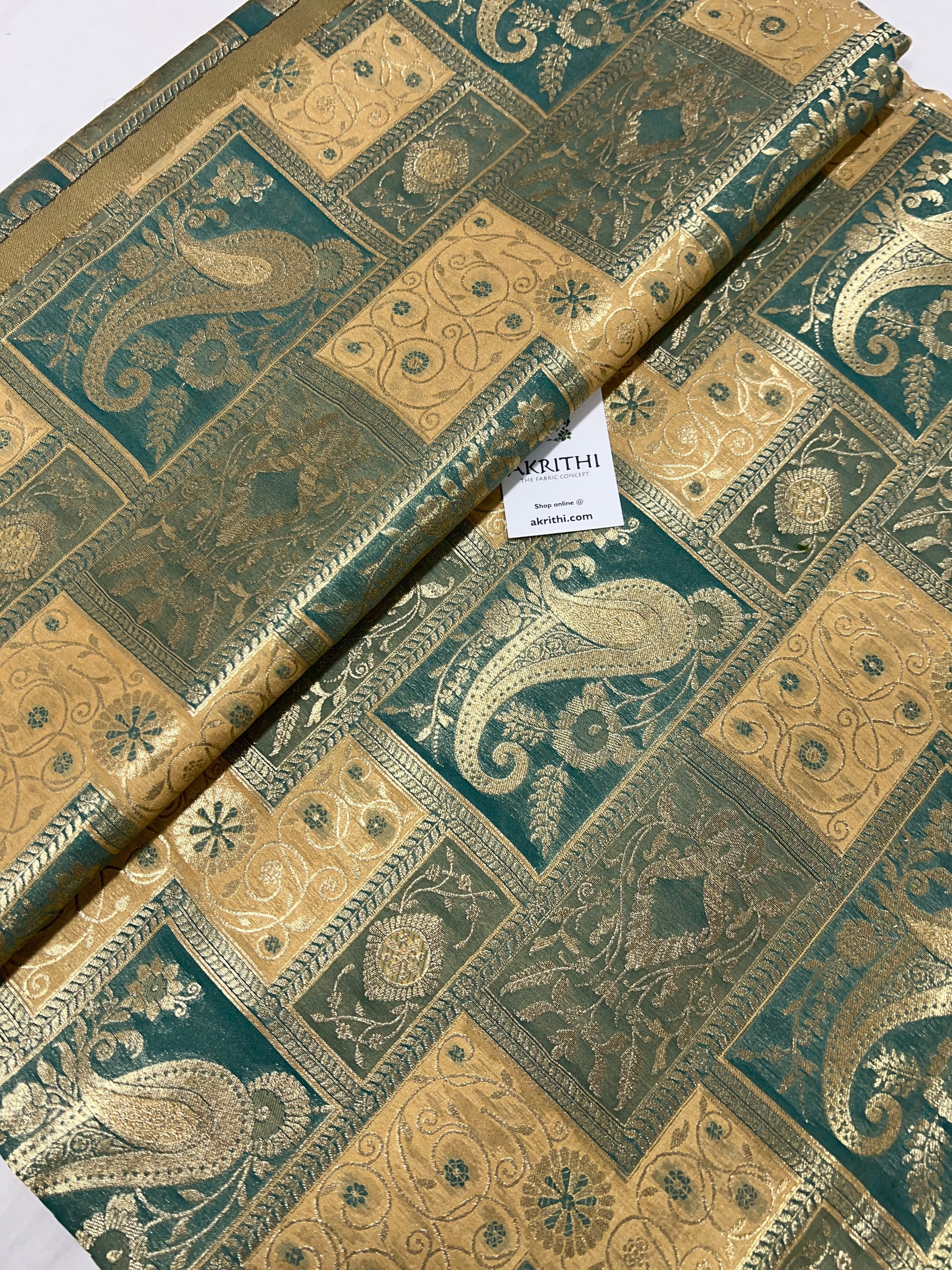 Pure Banarasi brocade fabric