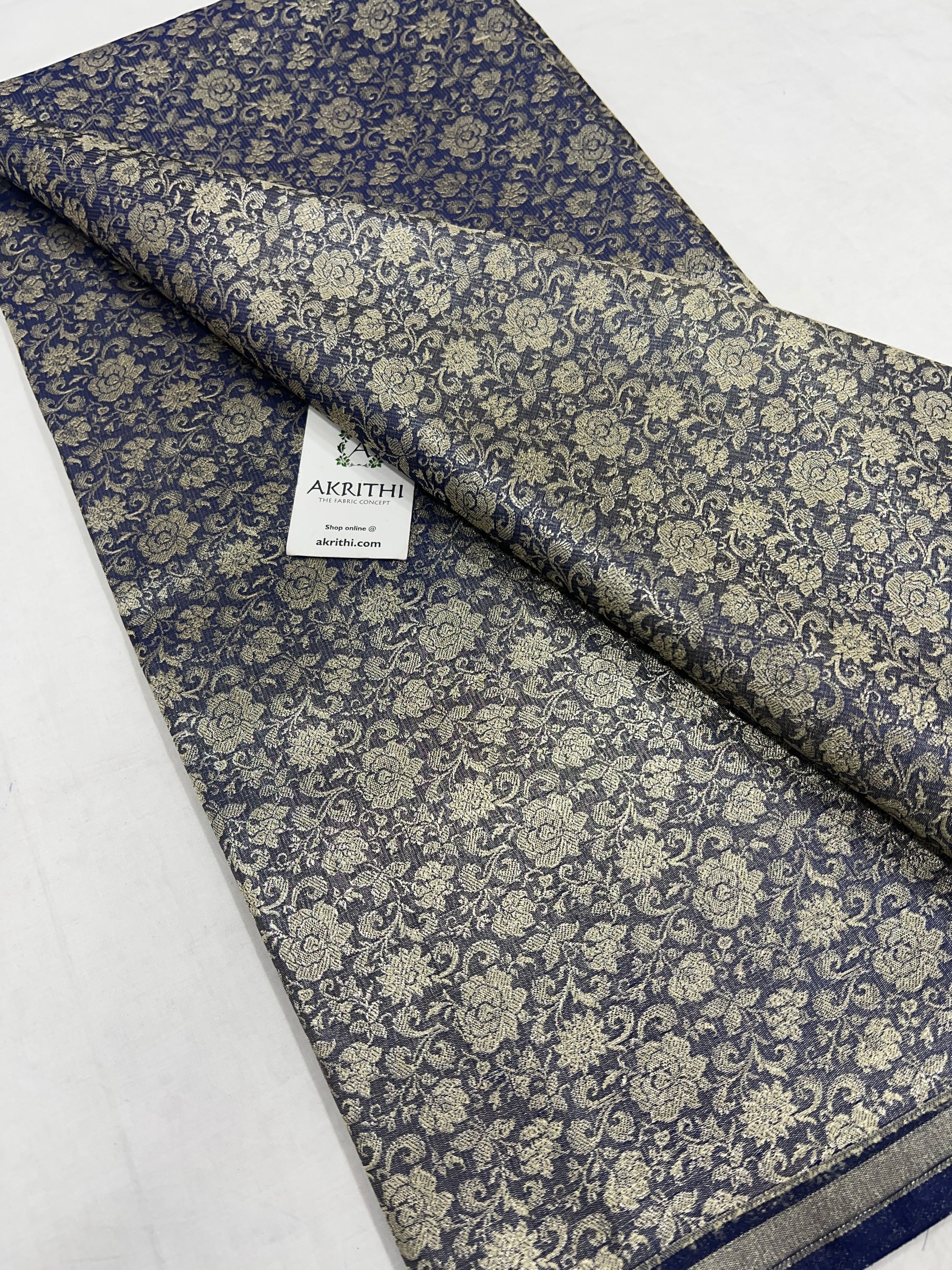 Pure Banarasi brocade fabric