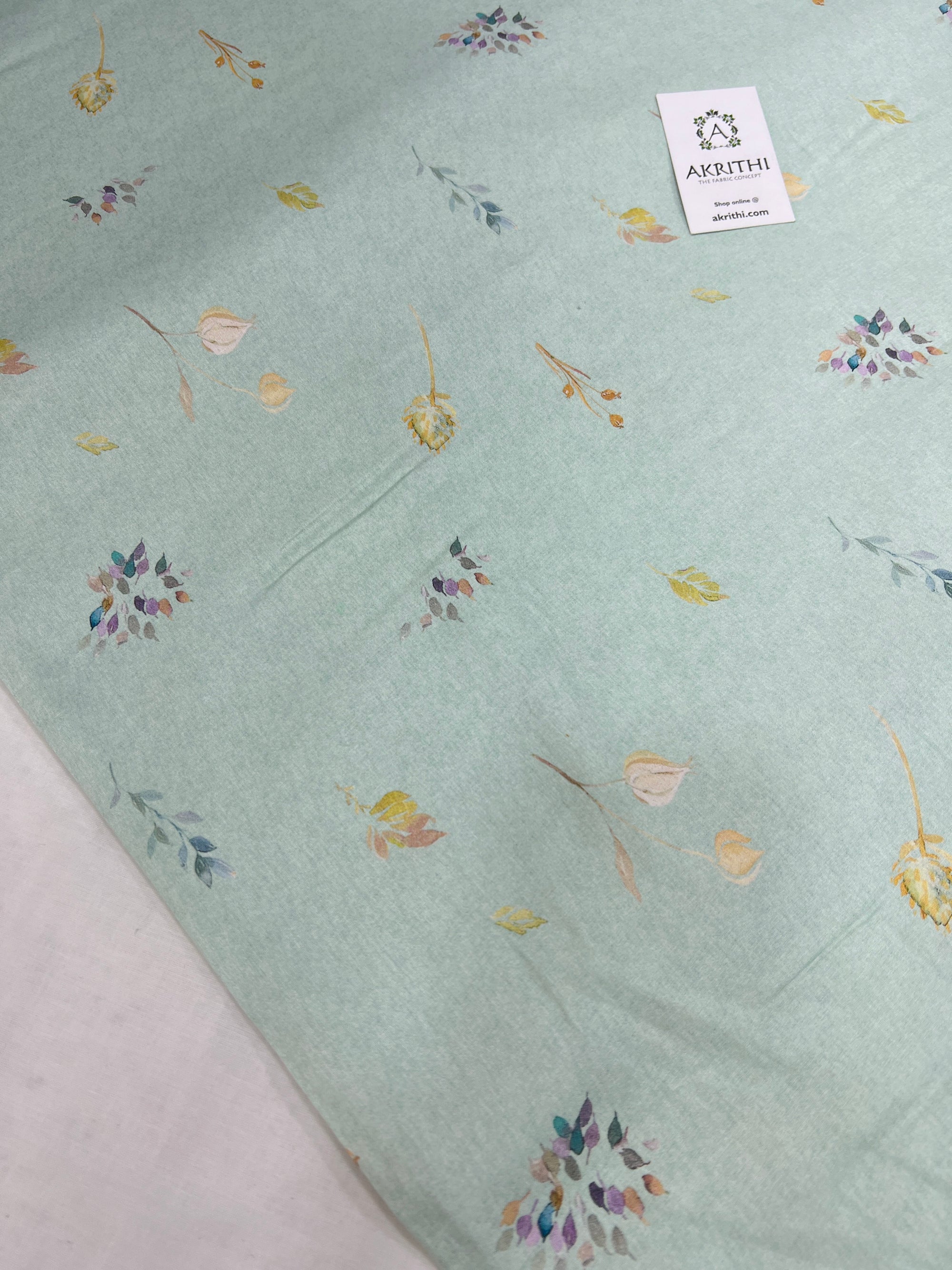 Digital Printed glazed pure cotton fabric