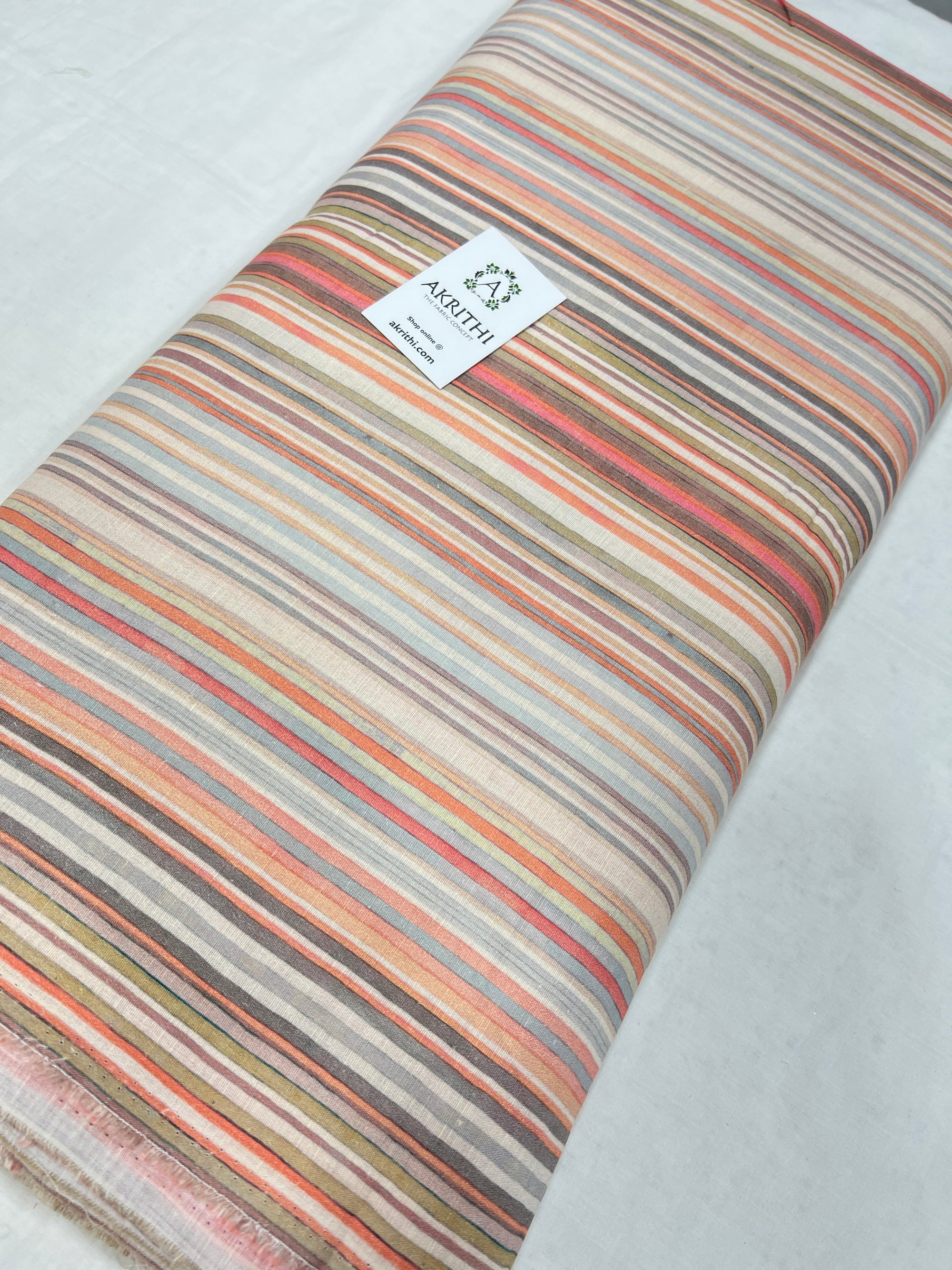 Digital Printed pure linen fabric
