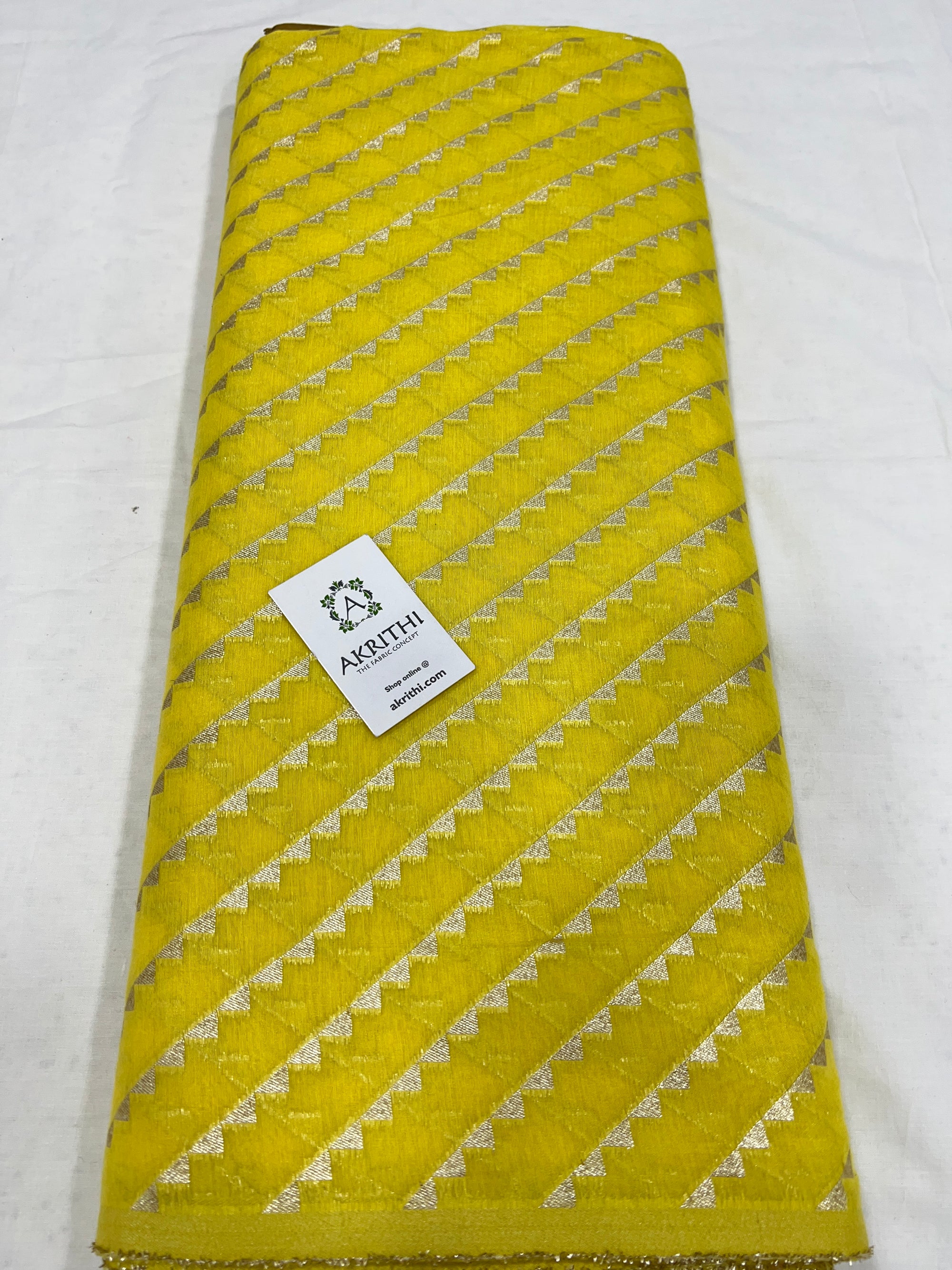 Banarasi chanderi cotton lurex fabric