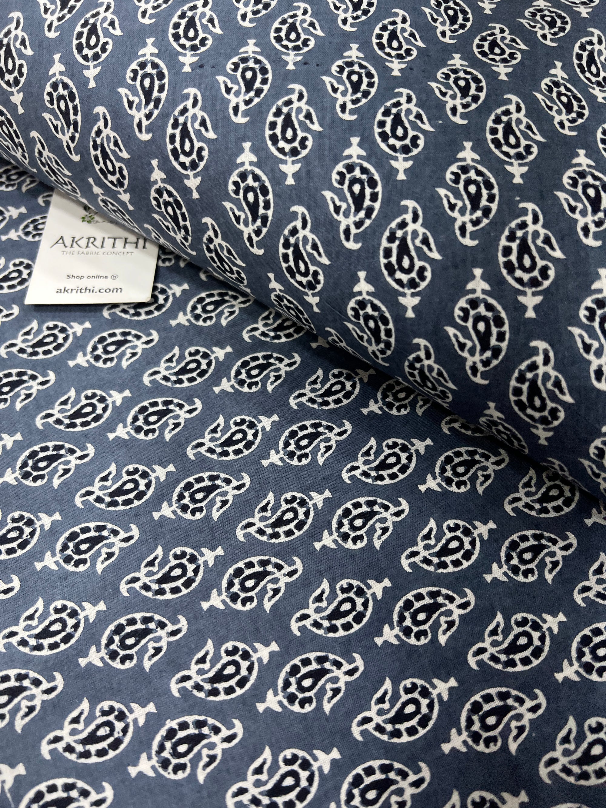 Printed pure cotton fabric