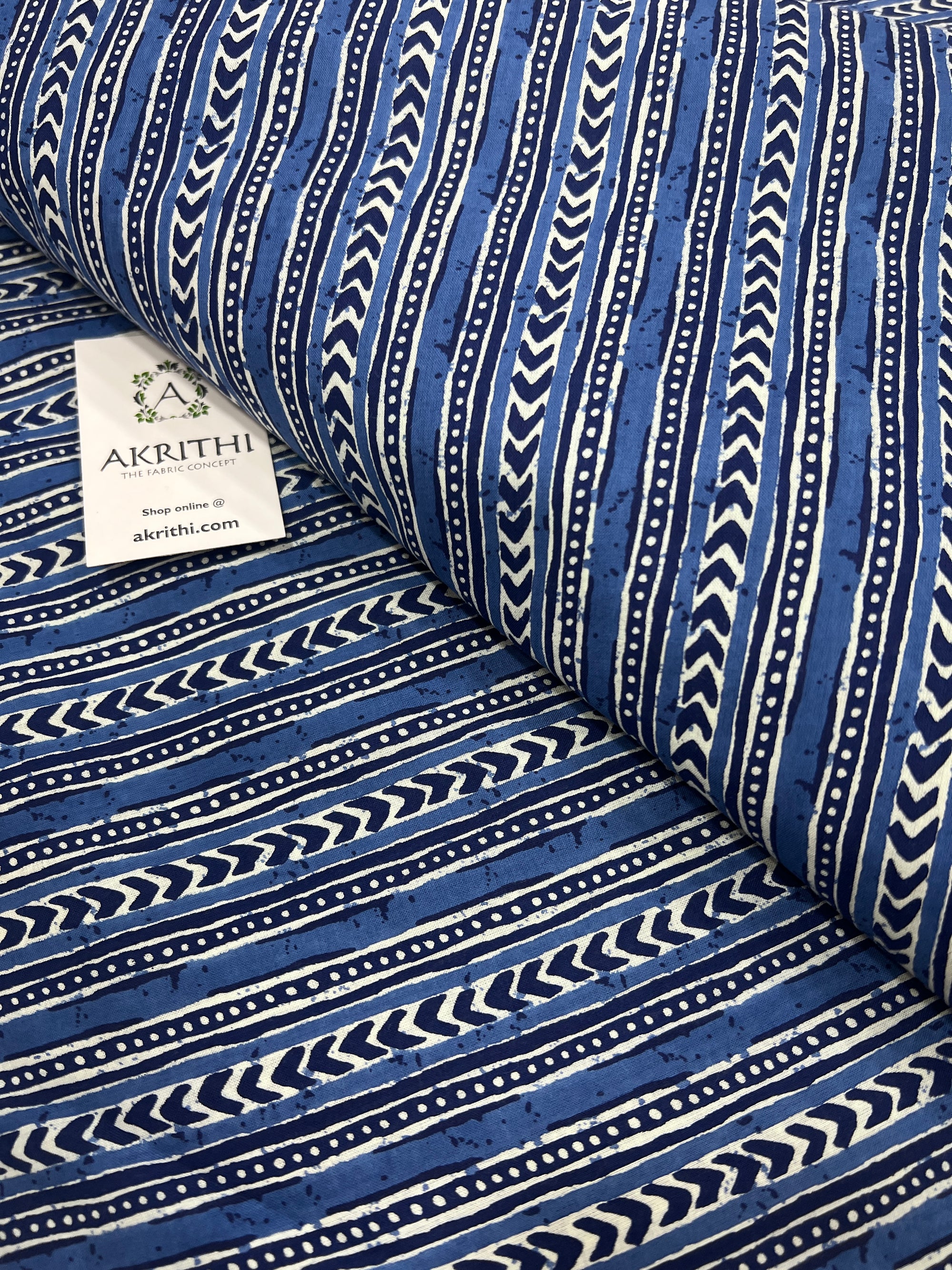 Printed pure cotton fabric