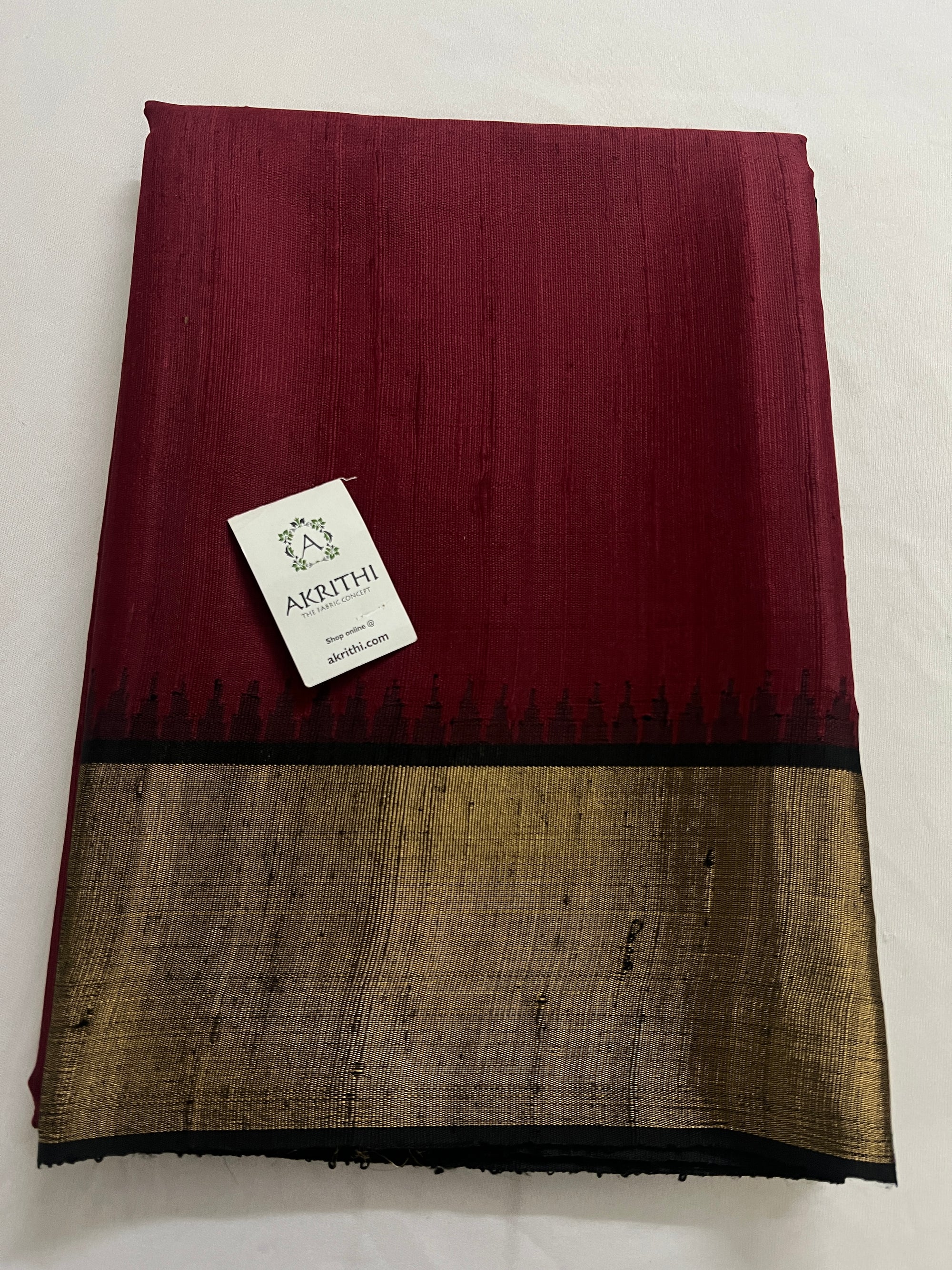 Dupion silk saree