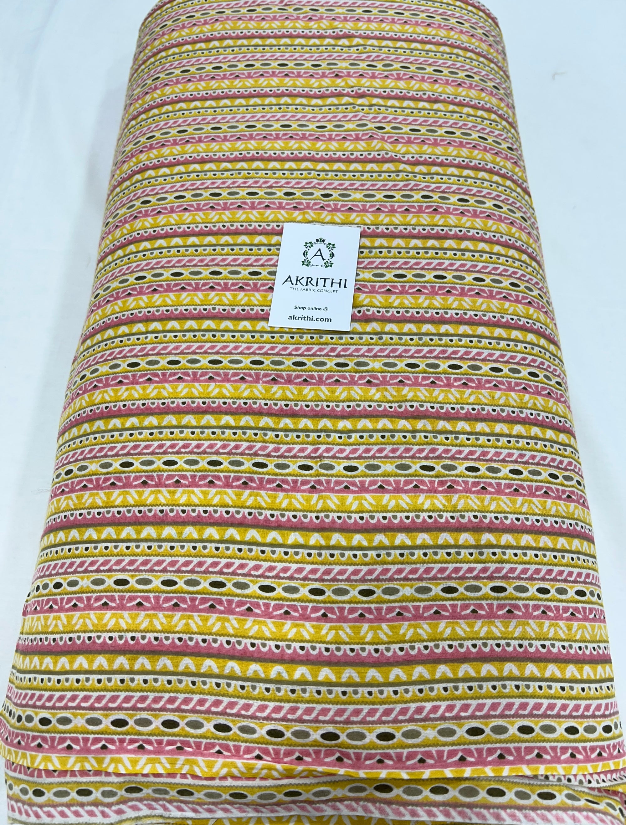 Printed pure cotton fabric