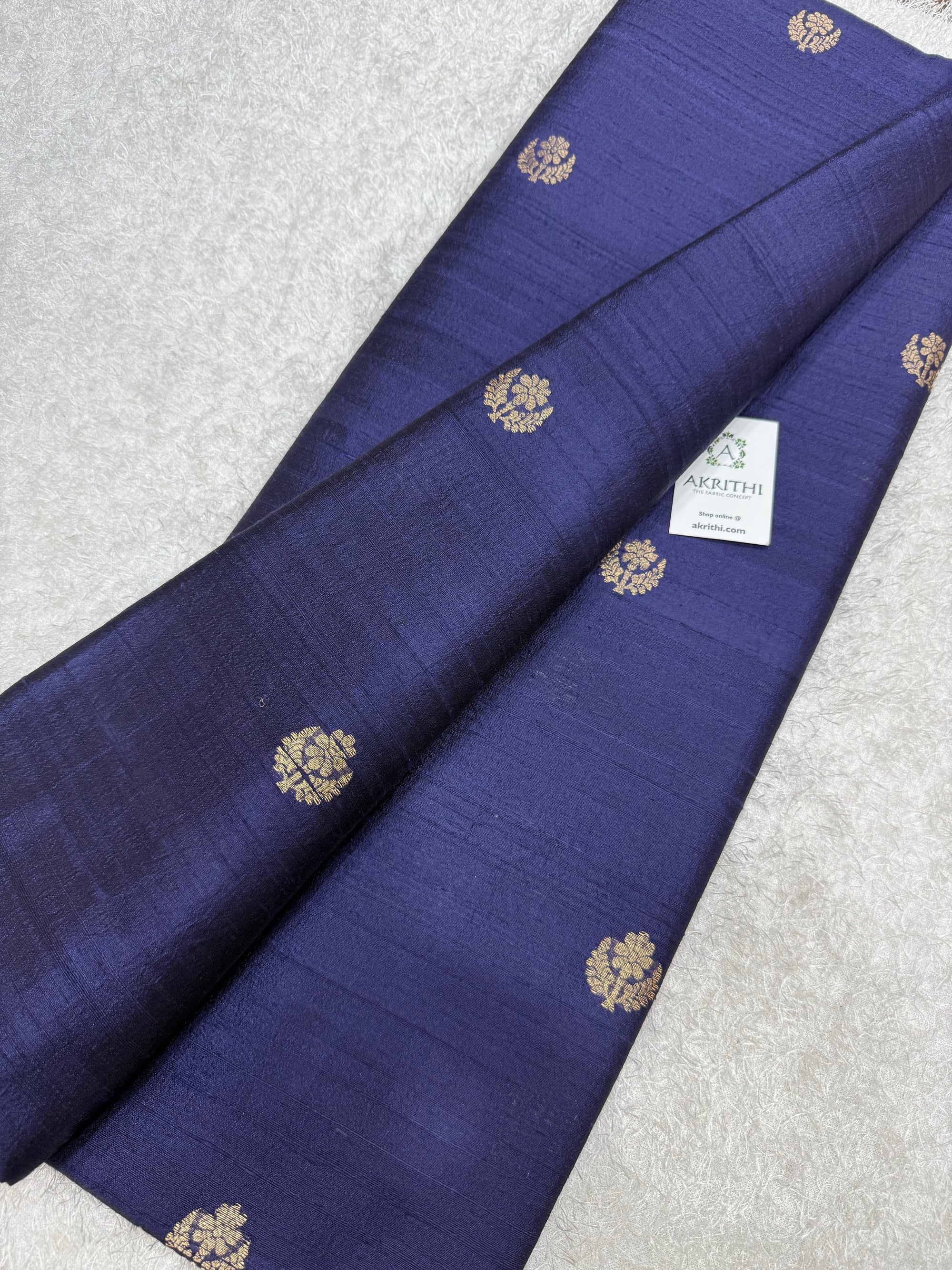 Handloom Pure raw silk Banarasi fabric