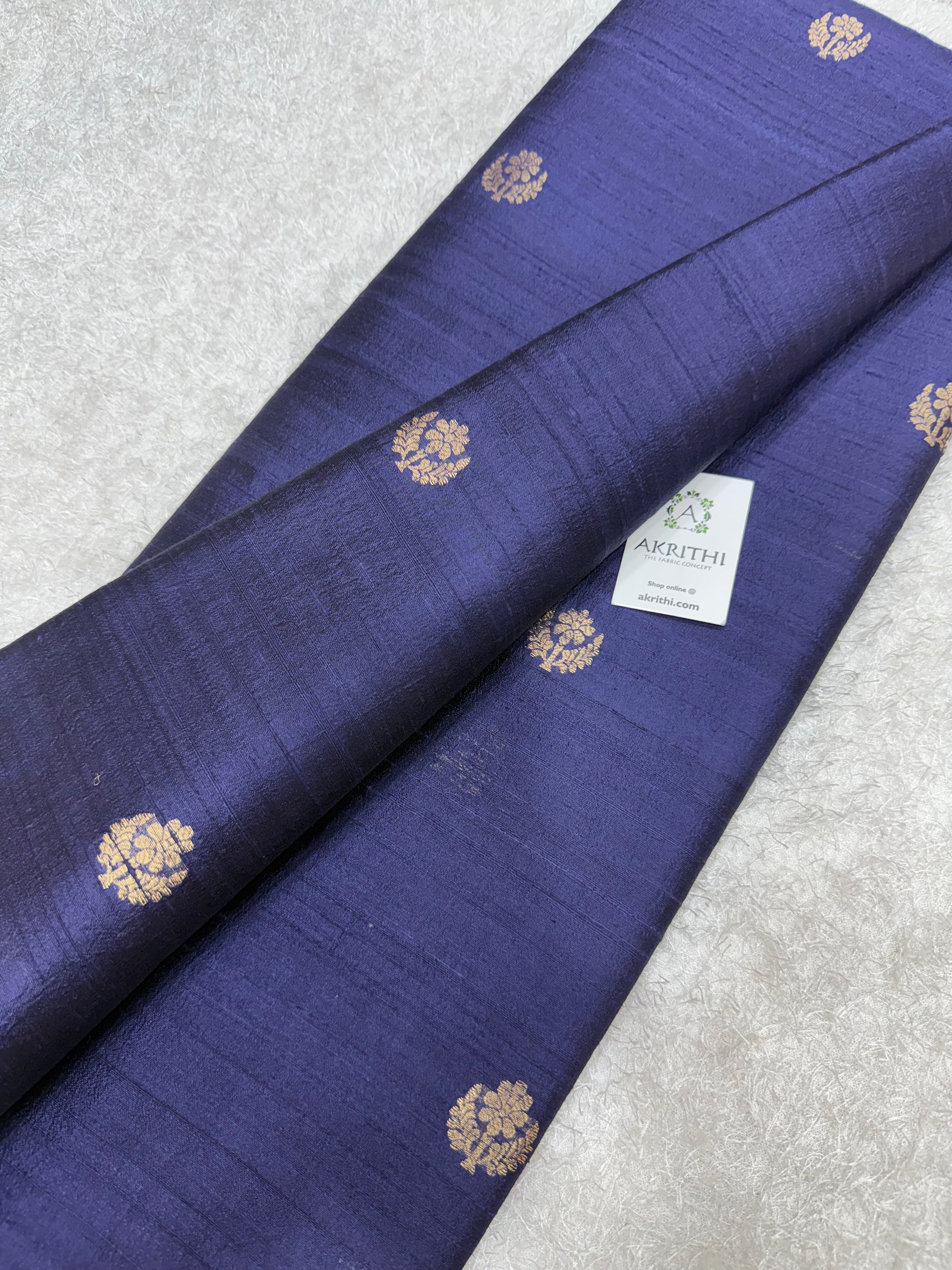 Handloom Pure raw silk Banarasi fabric