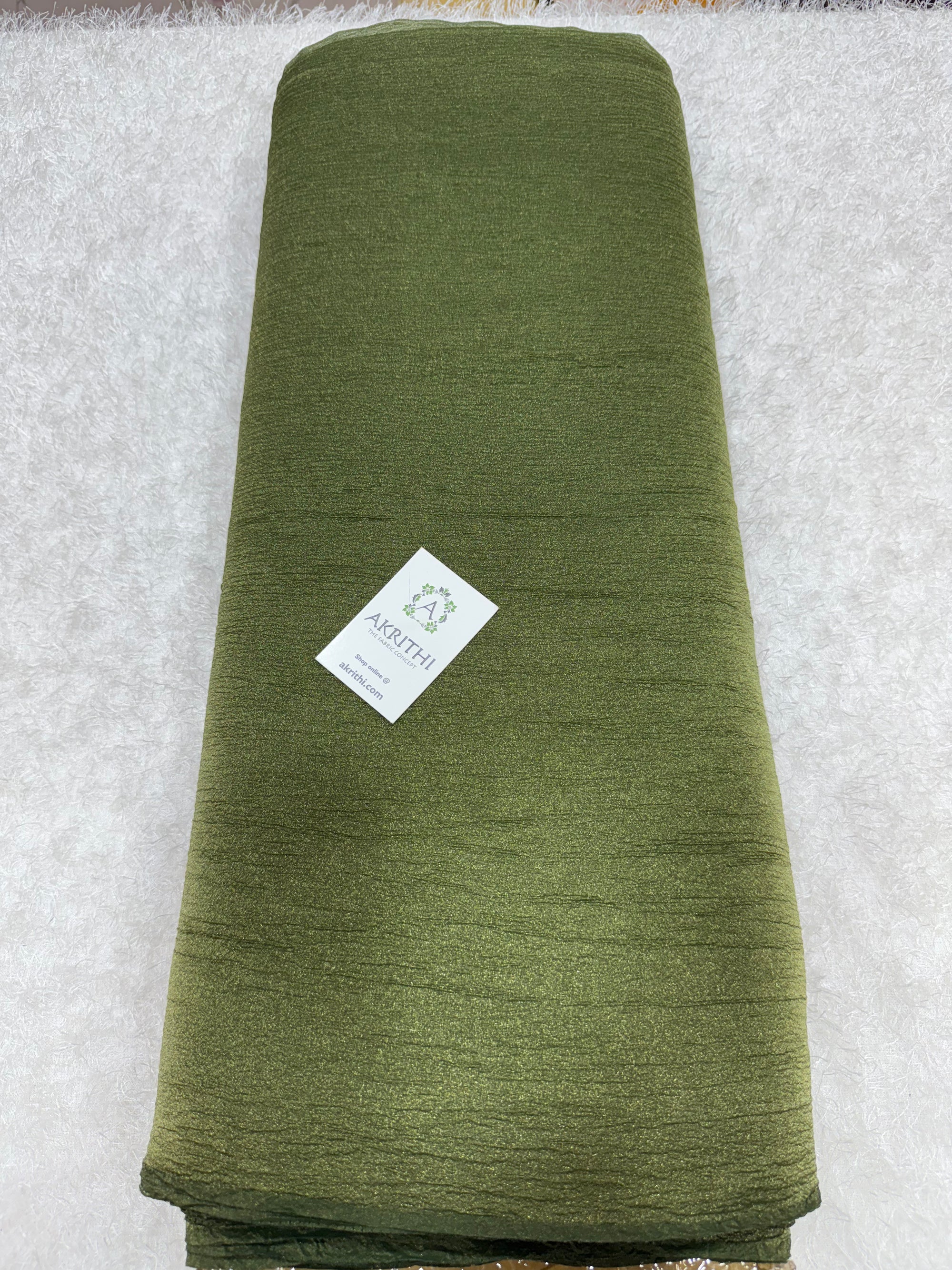 Crushed tissue fabric