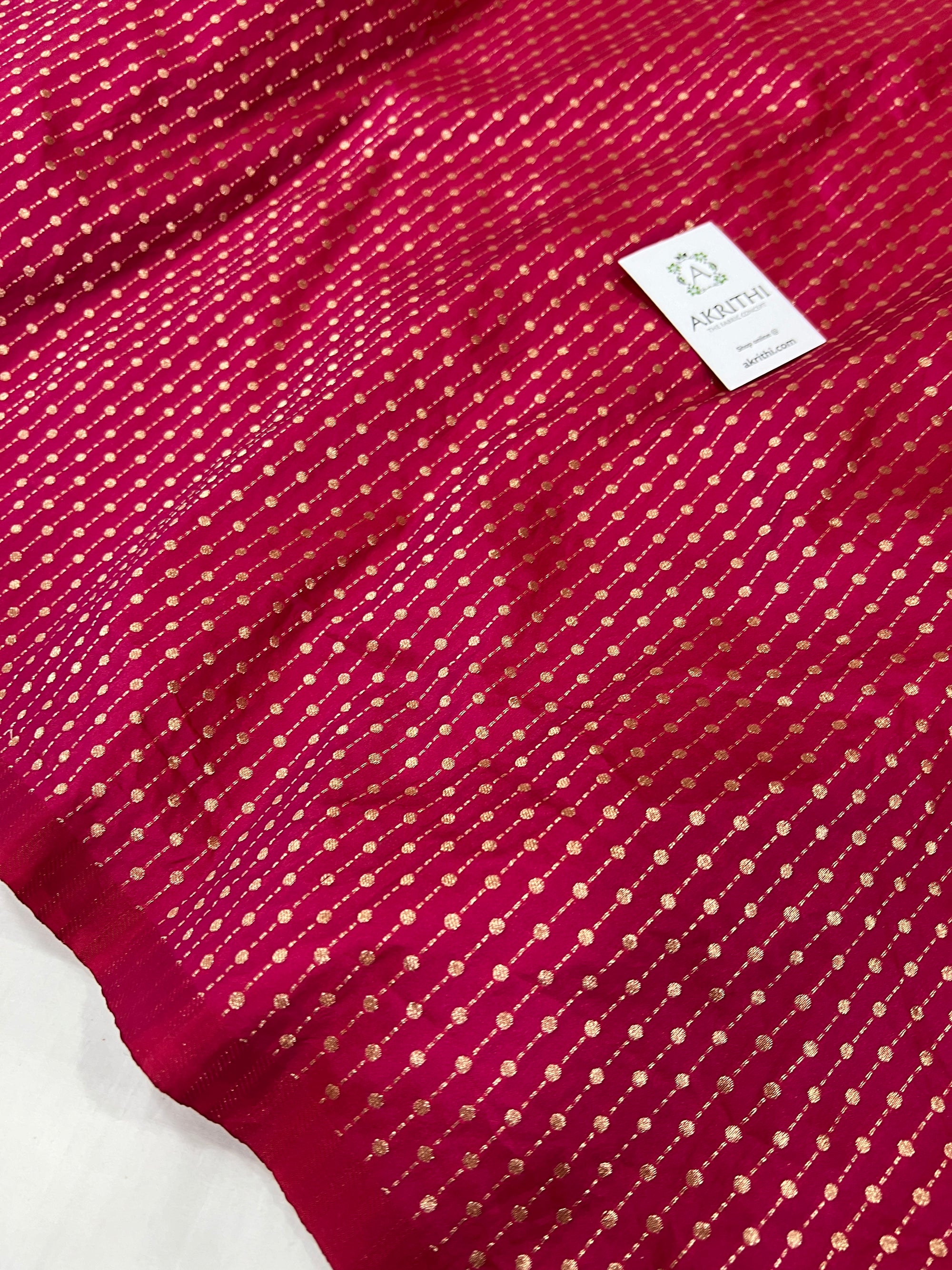 Semi Banarasi raw silk fabric
