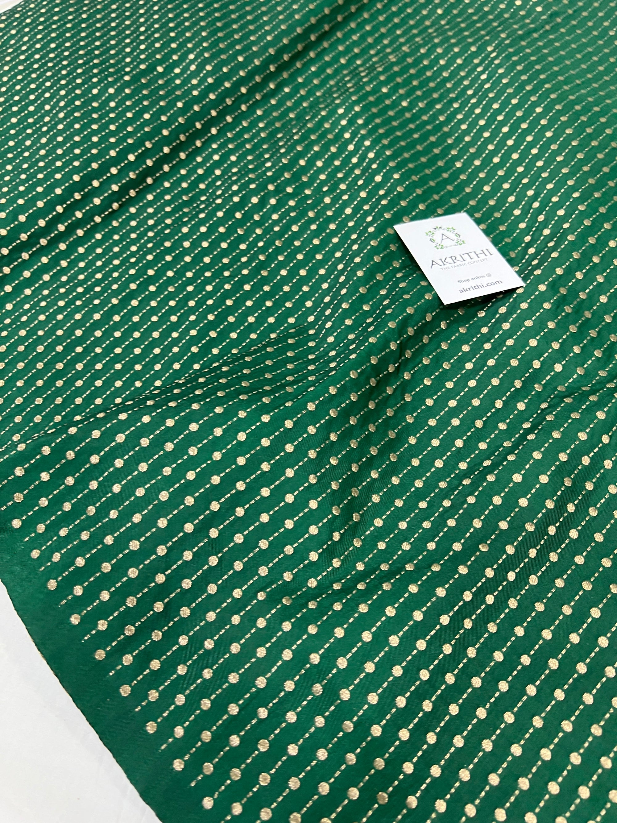 Semi Banarasi raw silk fabric