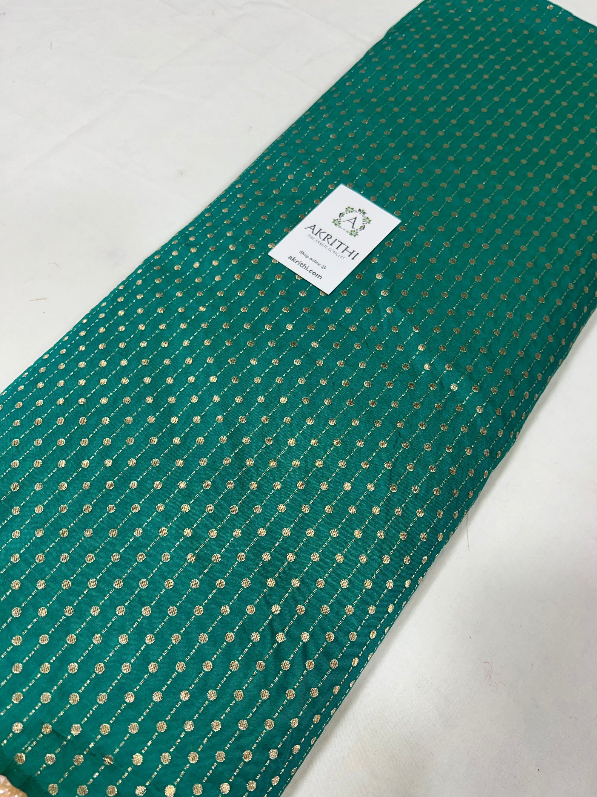 Semi Banarasi raw silk fabric