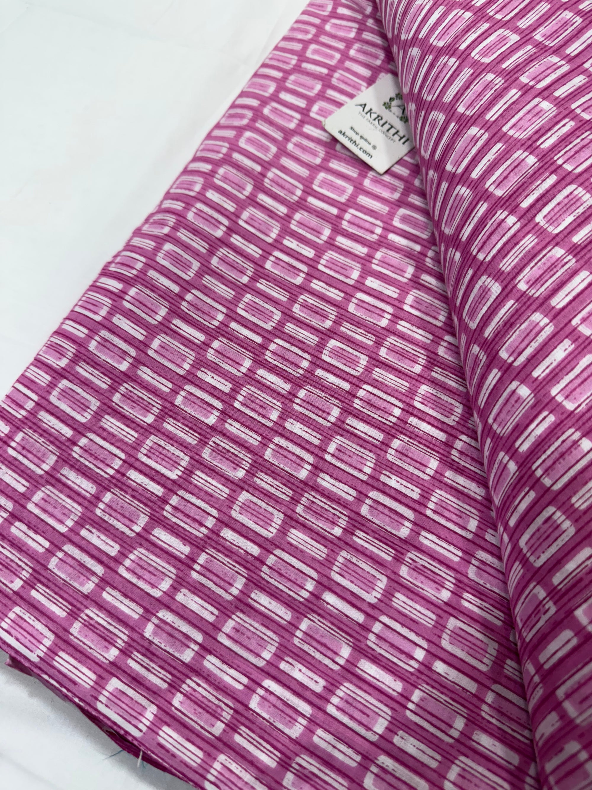 Printed pure cotton fabric