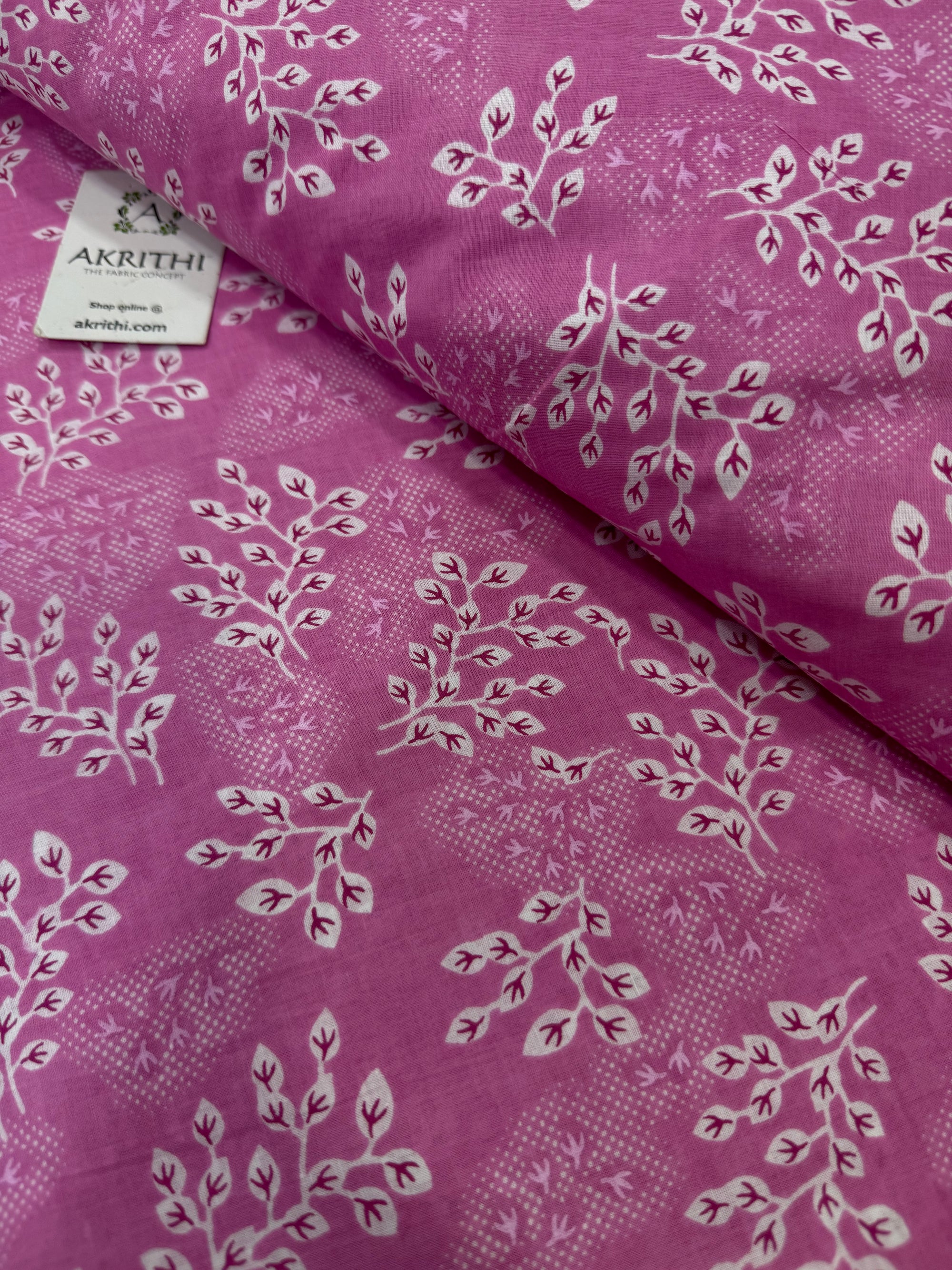 Printed pure cotton fabric