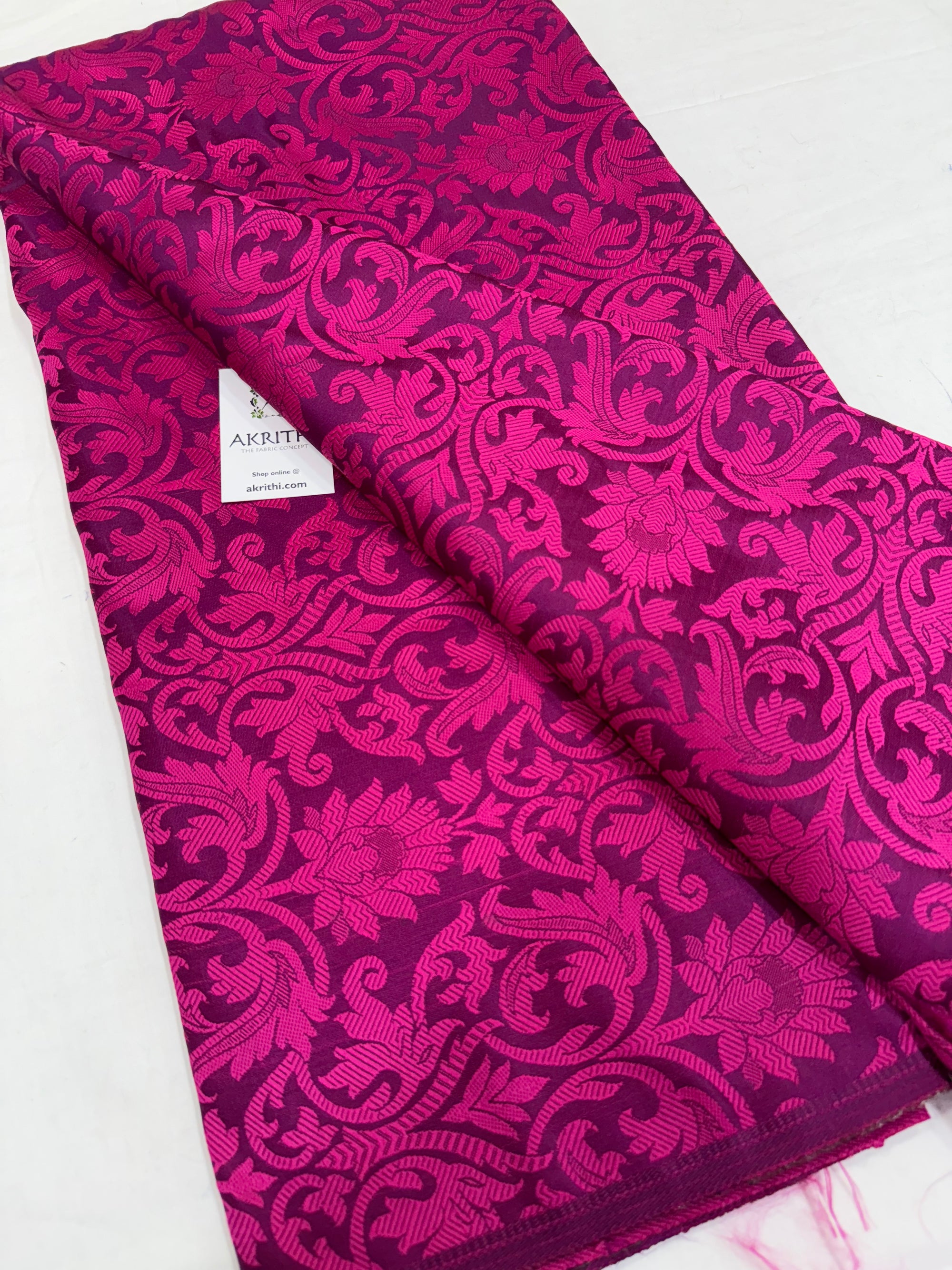 Pure Banarasi brocade fabric