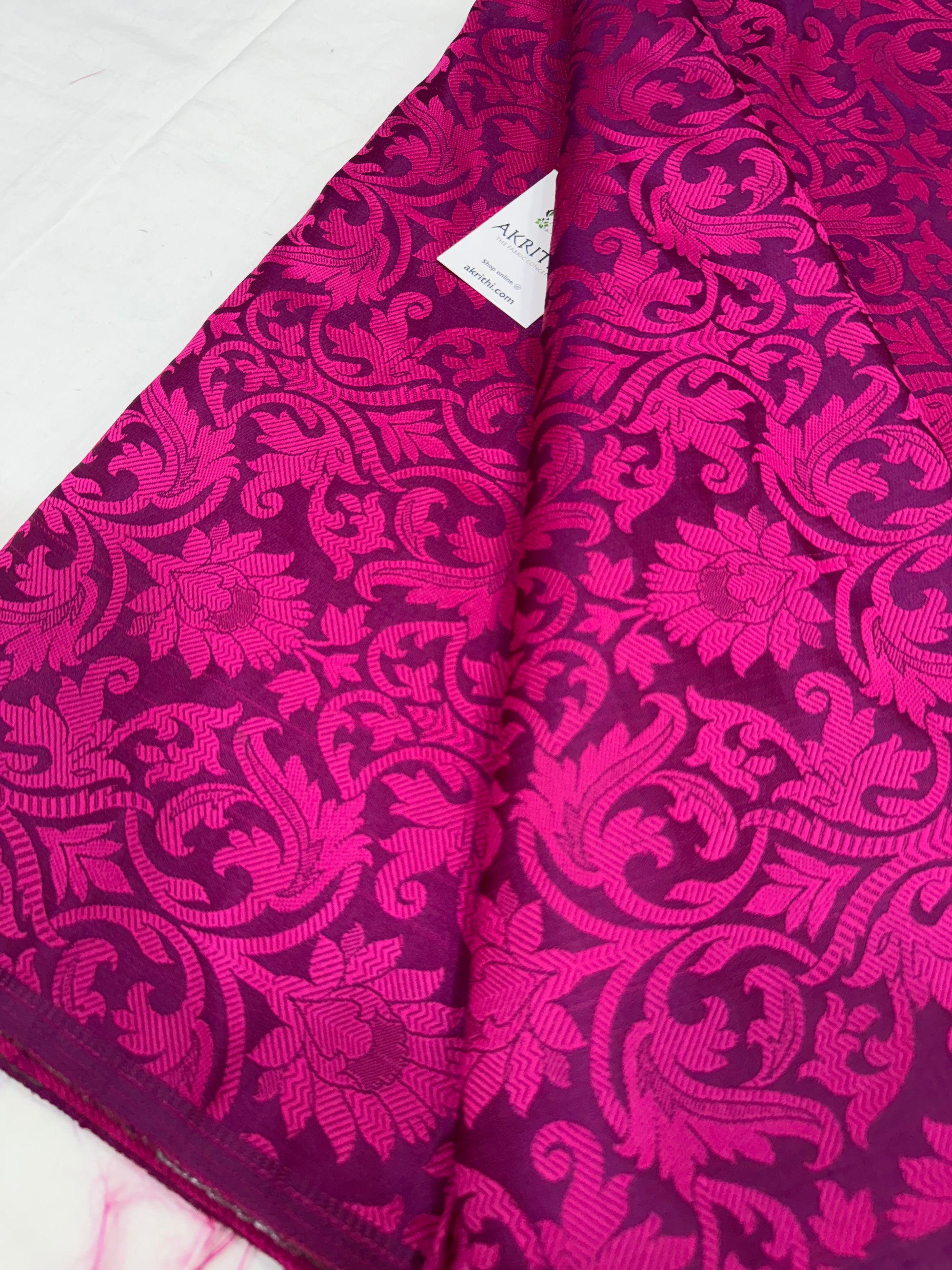 Pure Banarasi brocade fabric