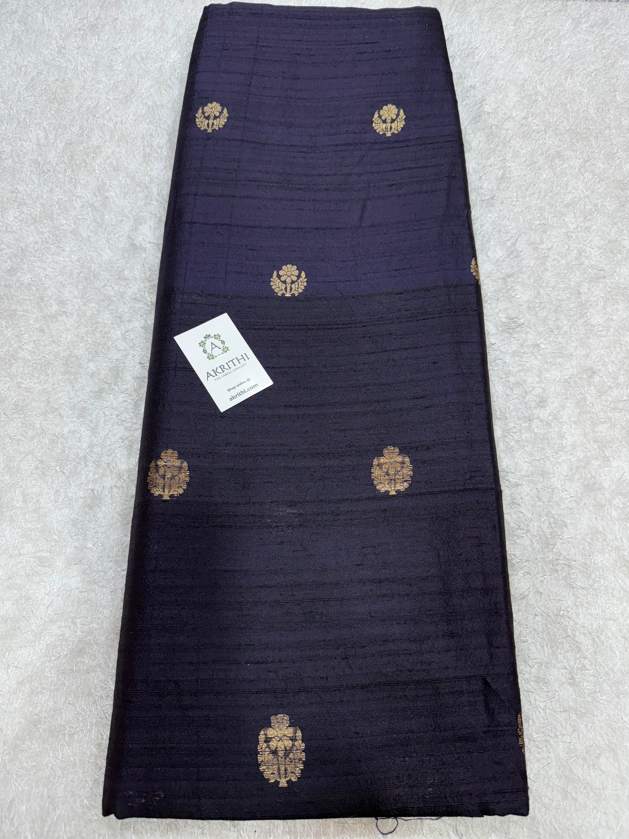Handloom Pure raw silk Banarasi fabric