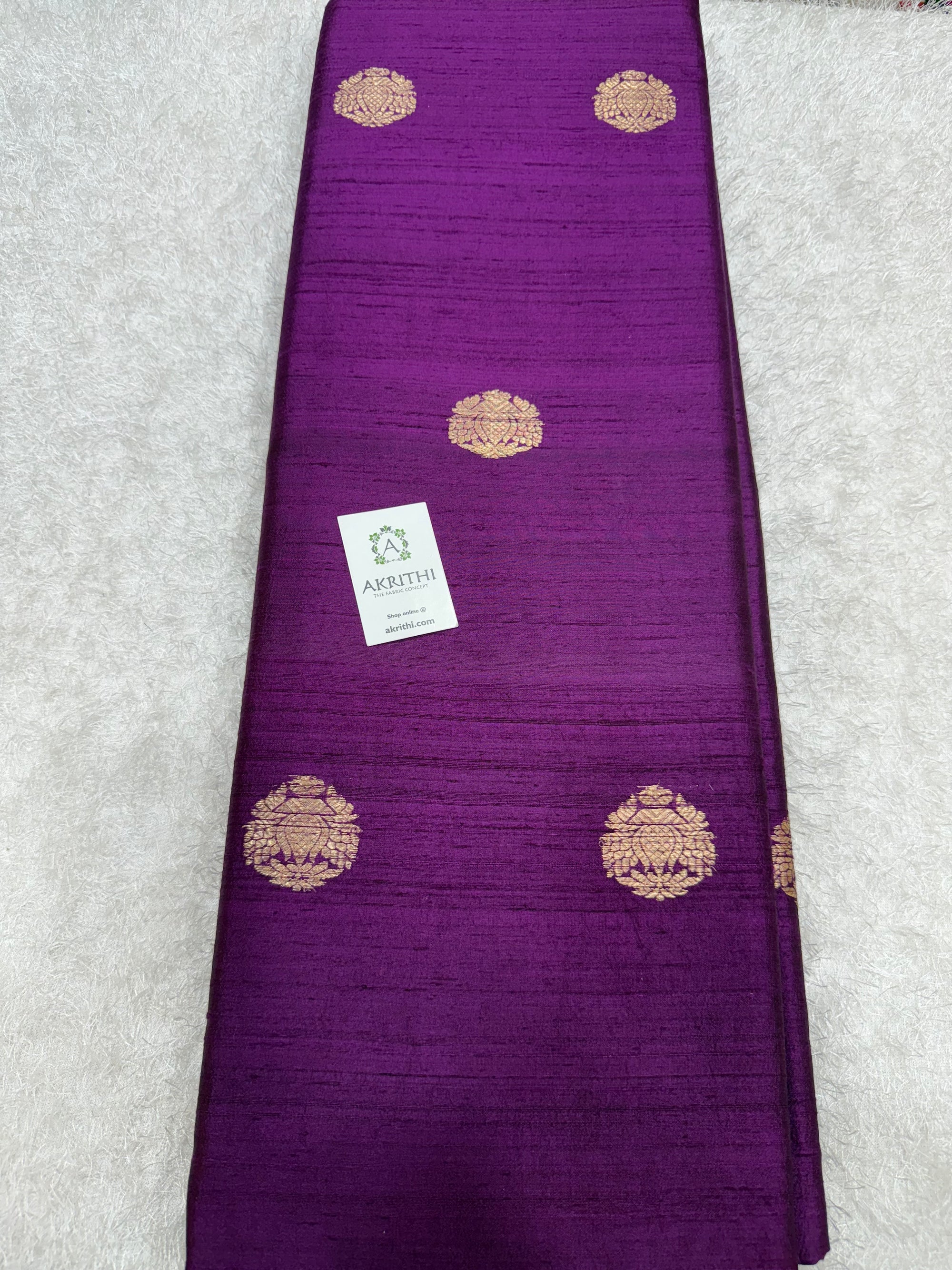 Handloom Pure raw silk Banarasi fabric