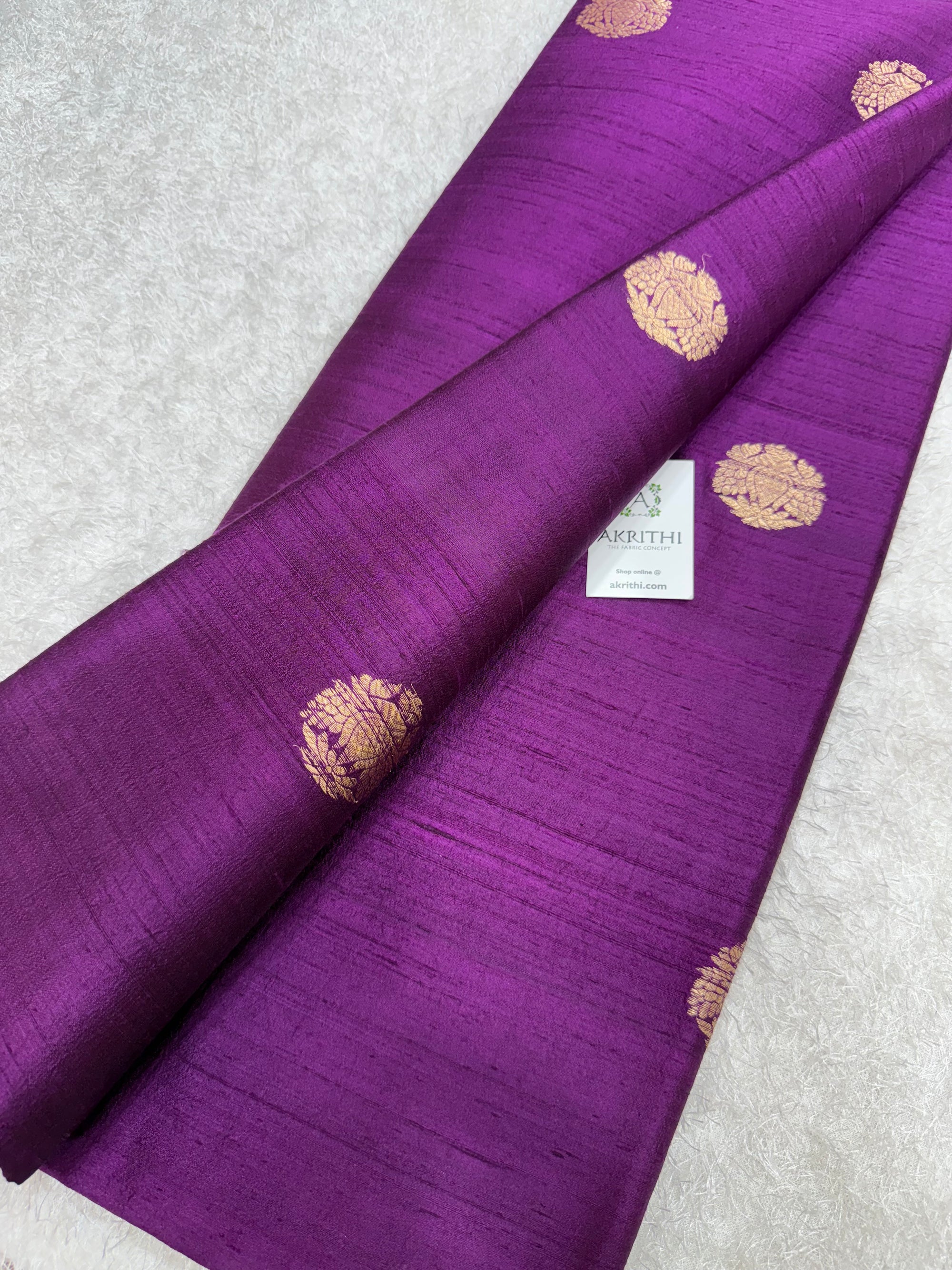 Handloom Pure raw silk Banarasi fabric