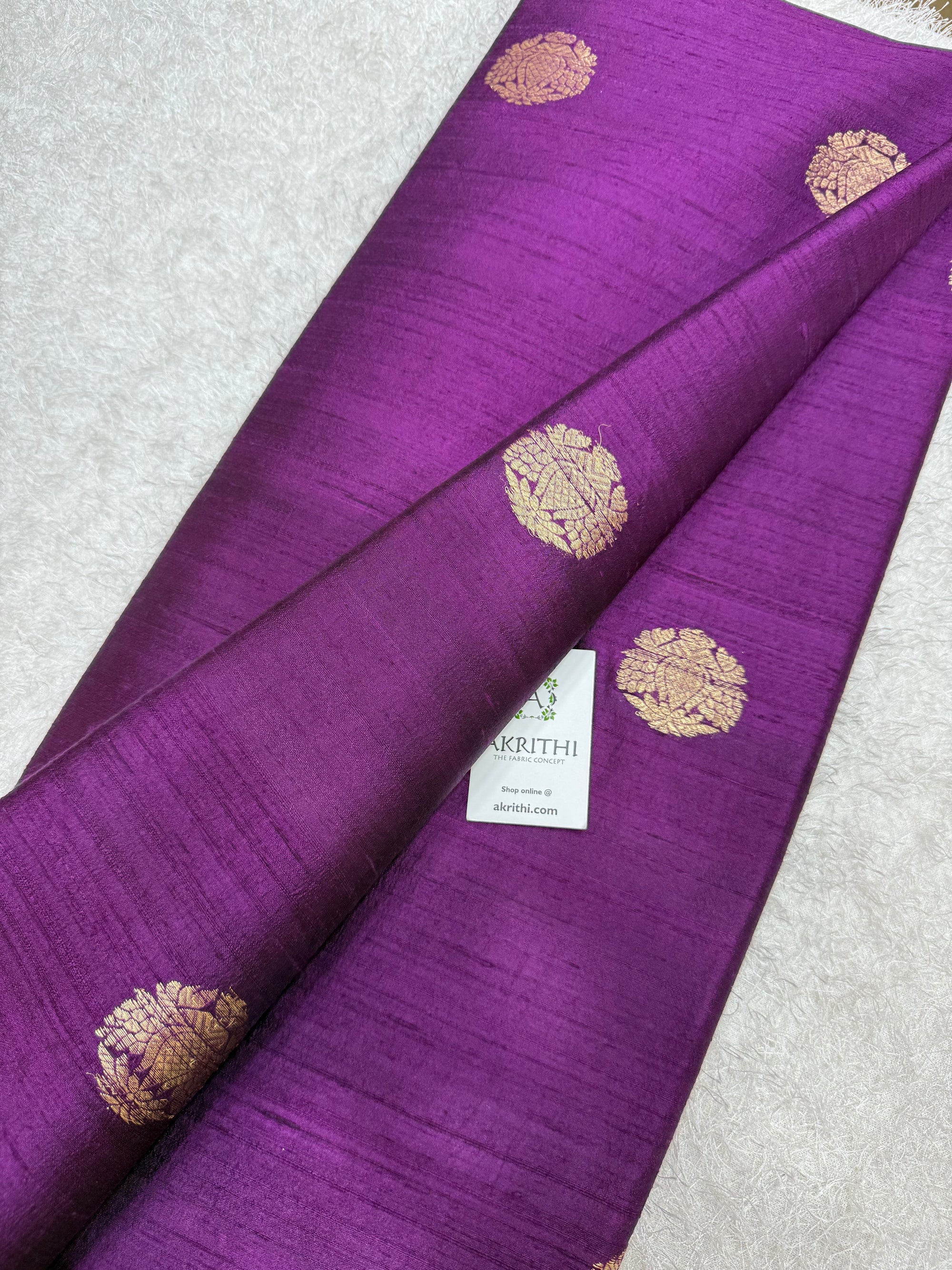 Handloom Pure raw silk Banarasi fabric
