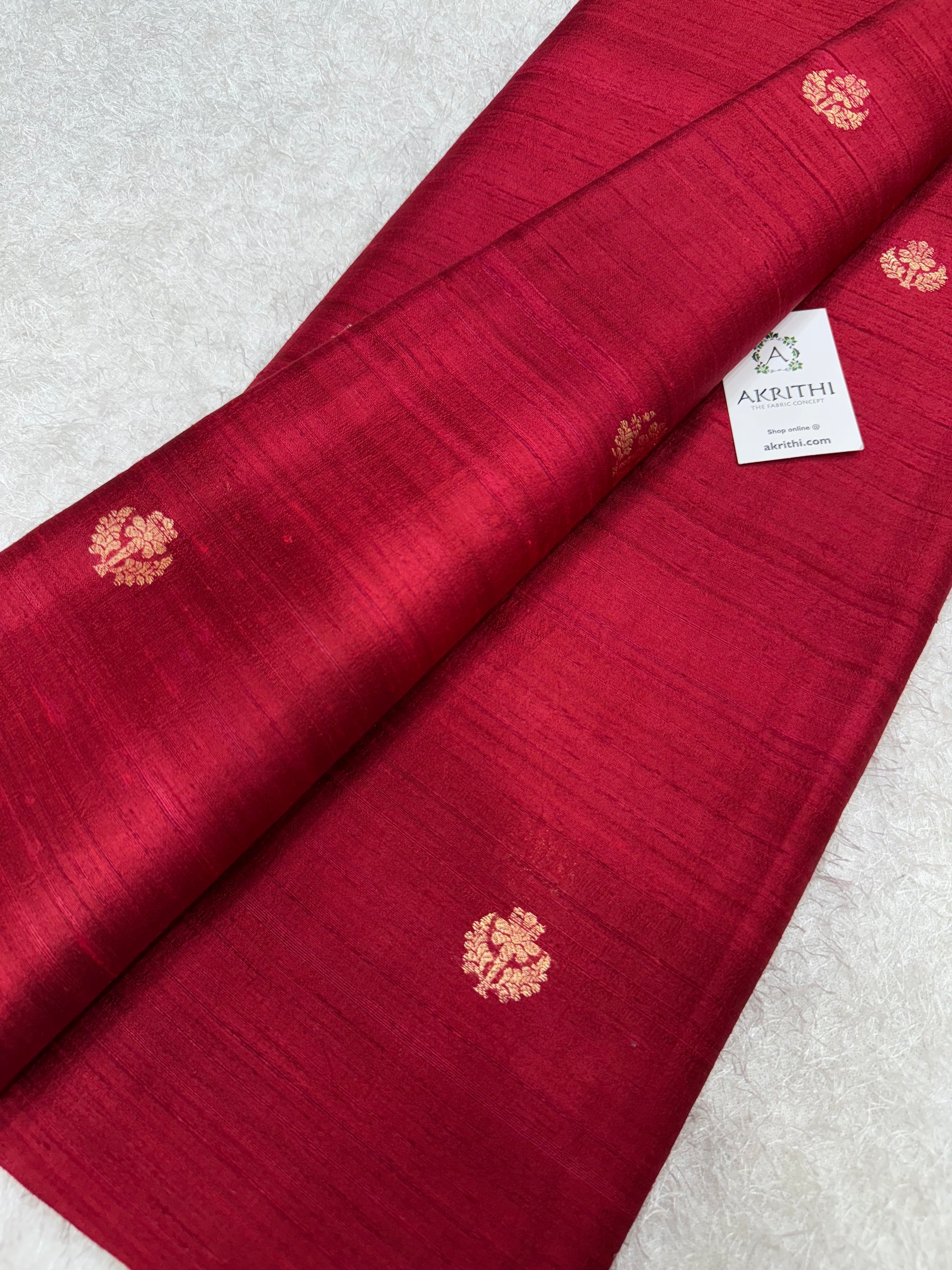 Handloom Pure raw silk Banarasi fabric