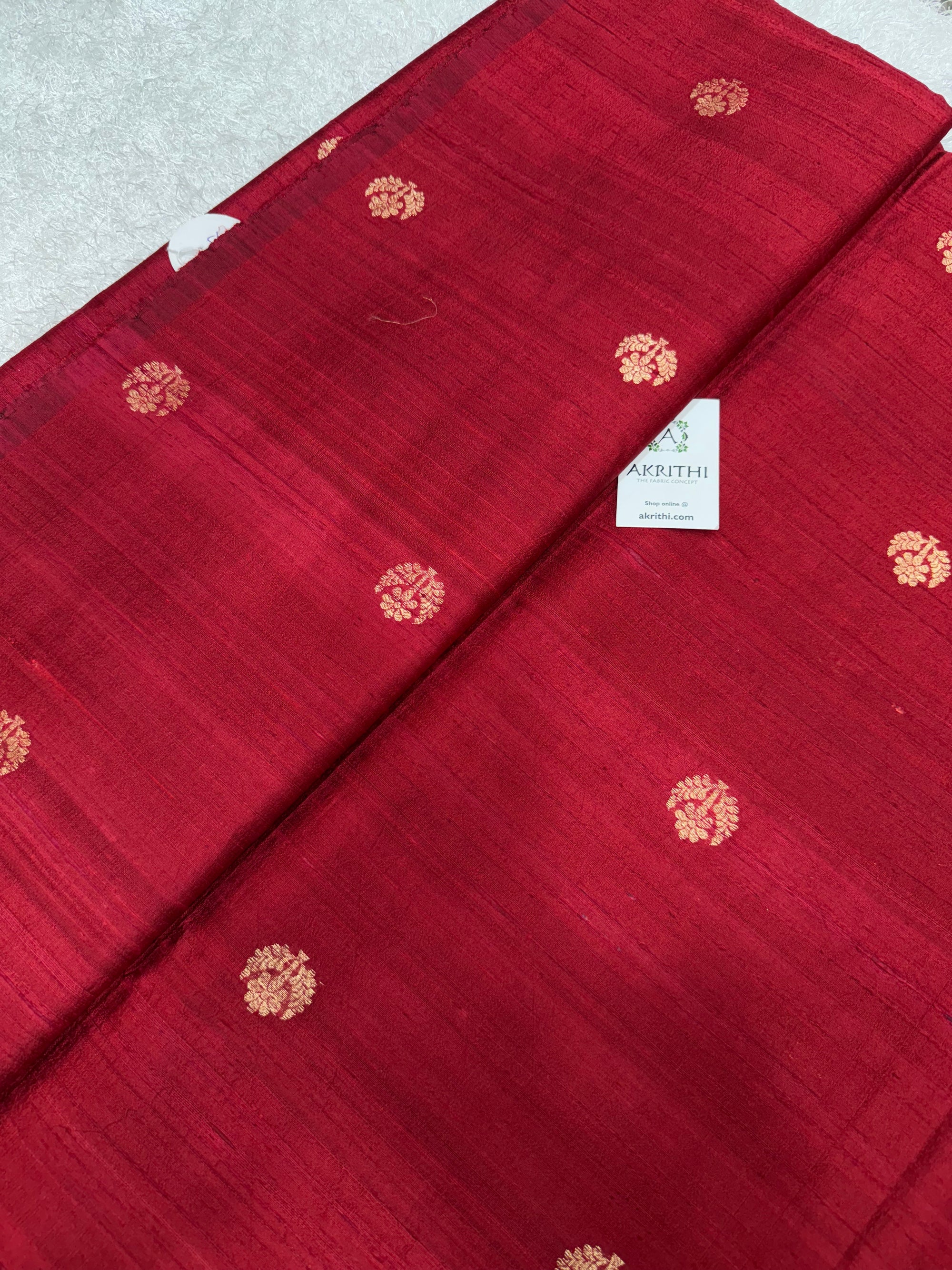 Handloom Pure raw silk Banarasi fabric