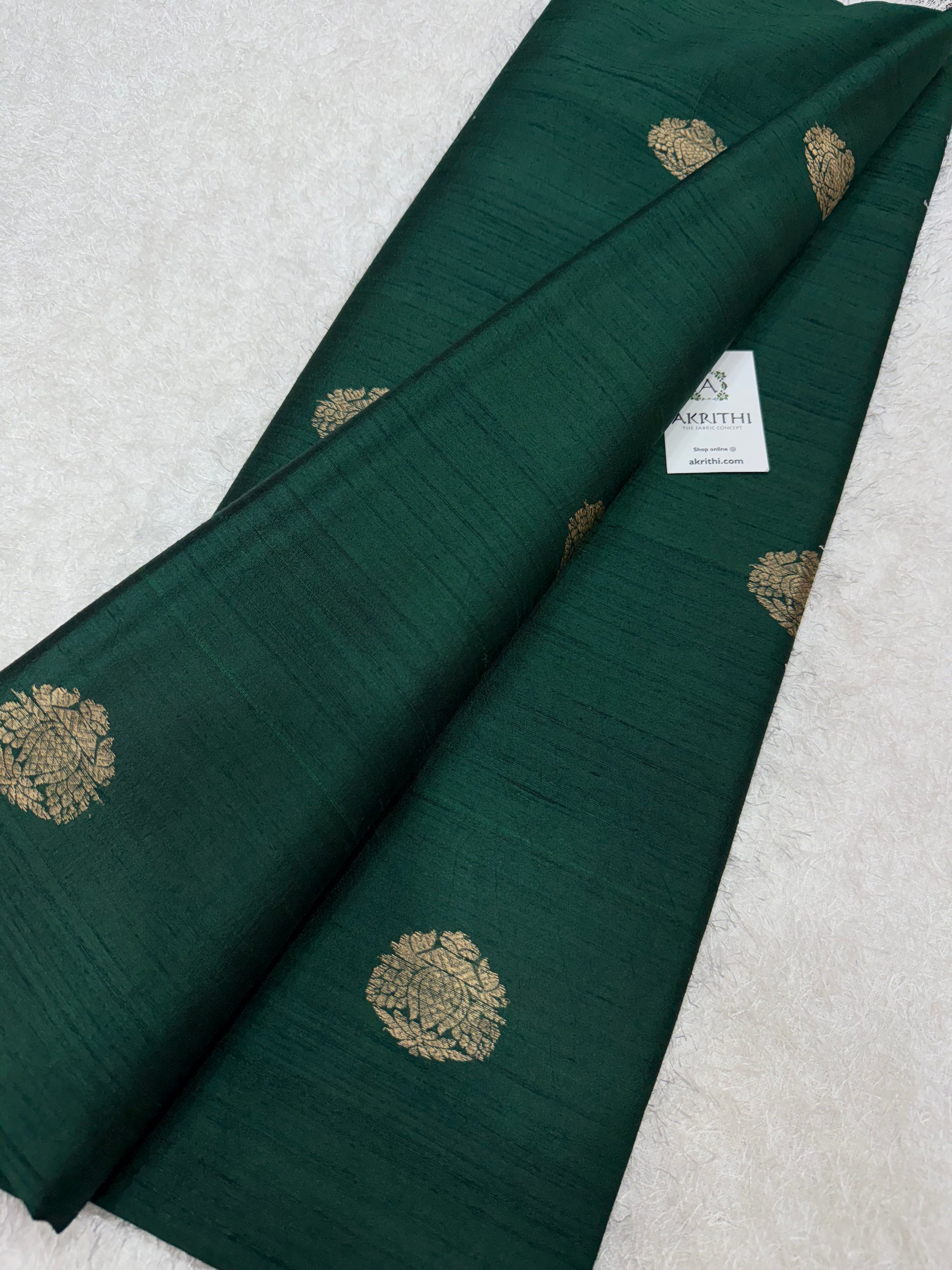 Handloom Pure raw silk Banarasi fabric