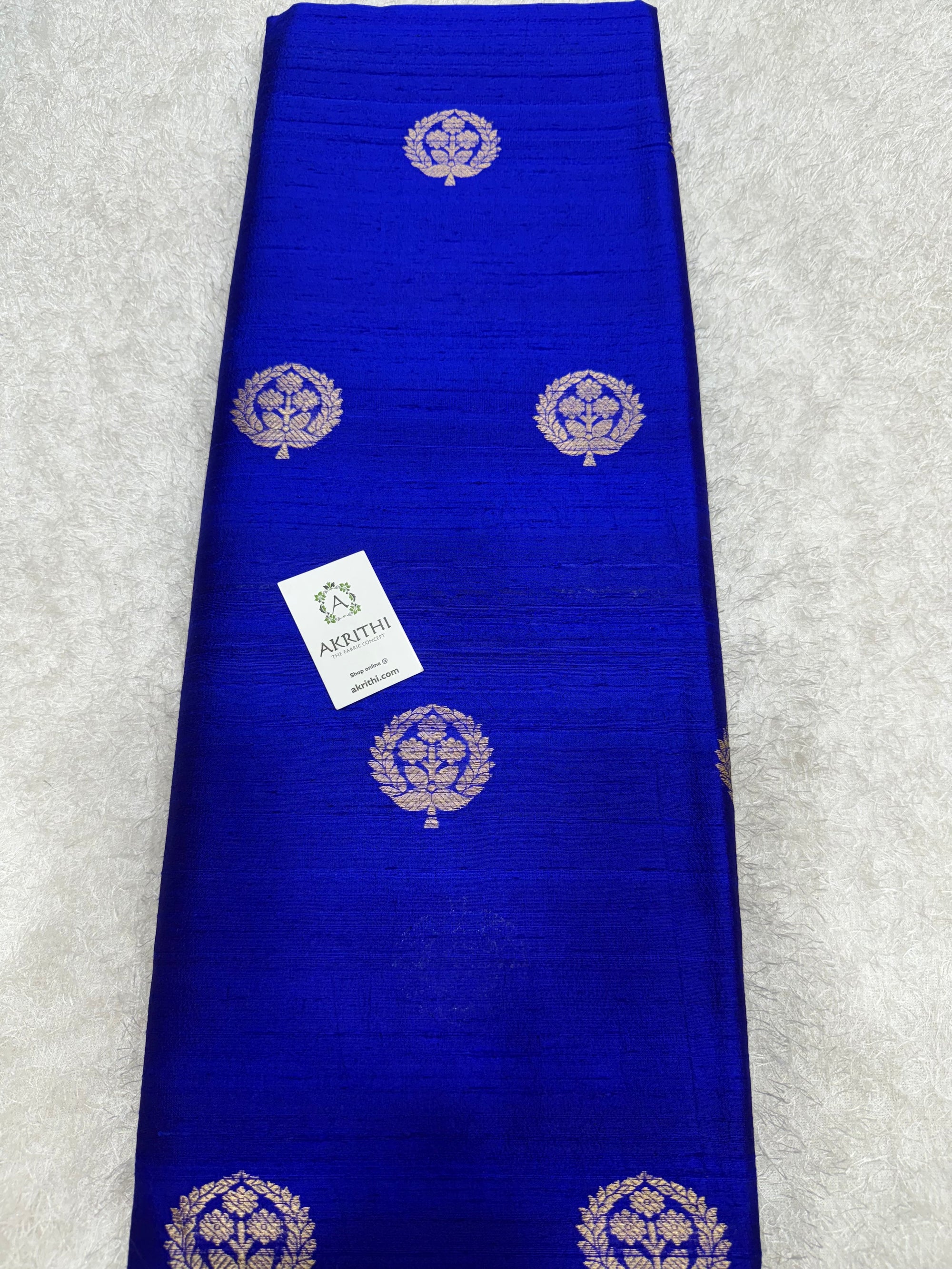 Handloom Pure raw silk Banarasi fabric