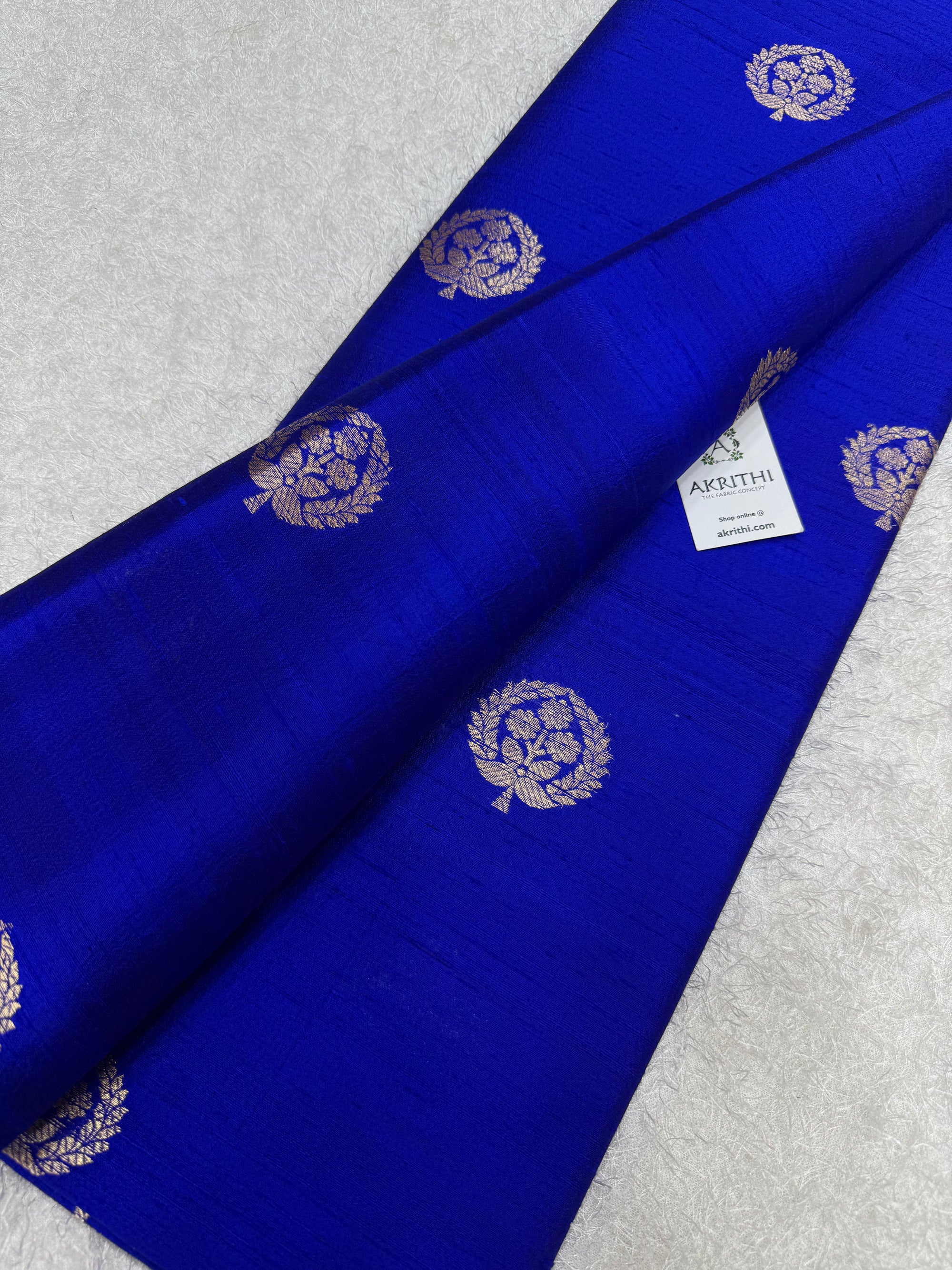 Handloom Pure raw silk Banarasi fabric