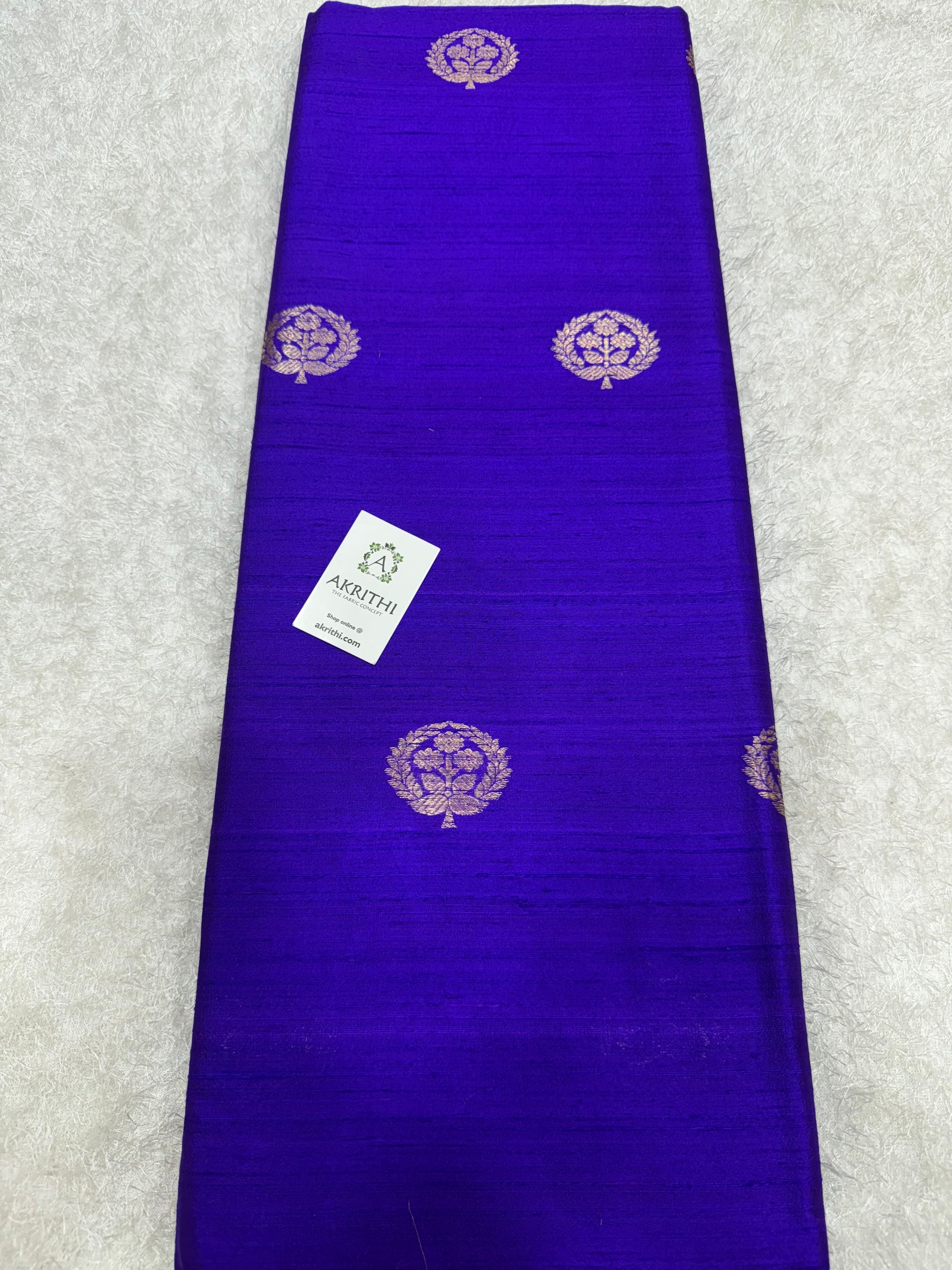 Handloom Pure raw silk Banarasi fabric