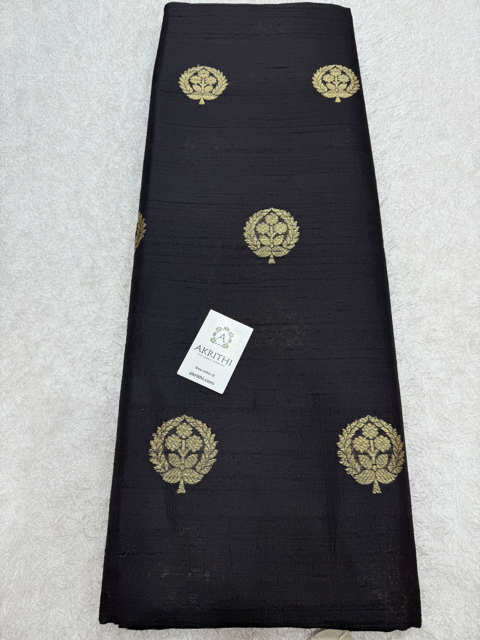 Handloom Pure raw silk Banarasi fabric