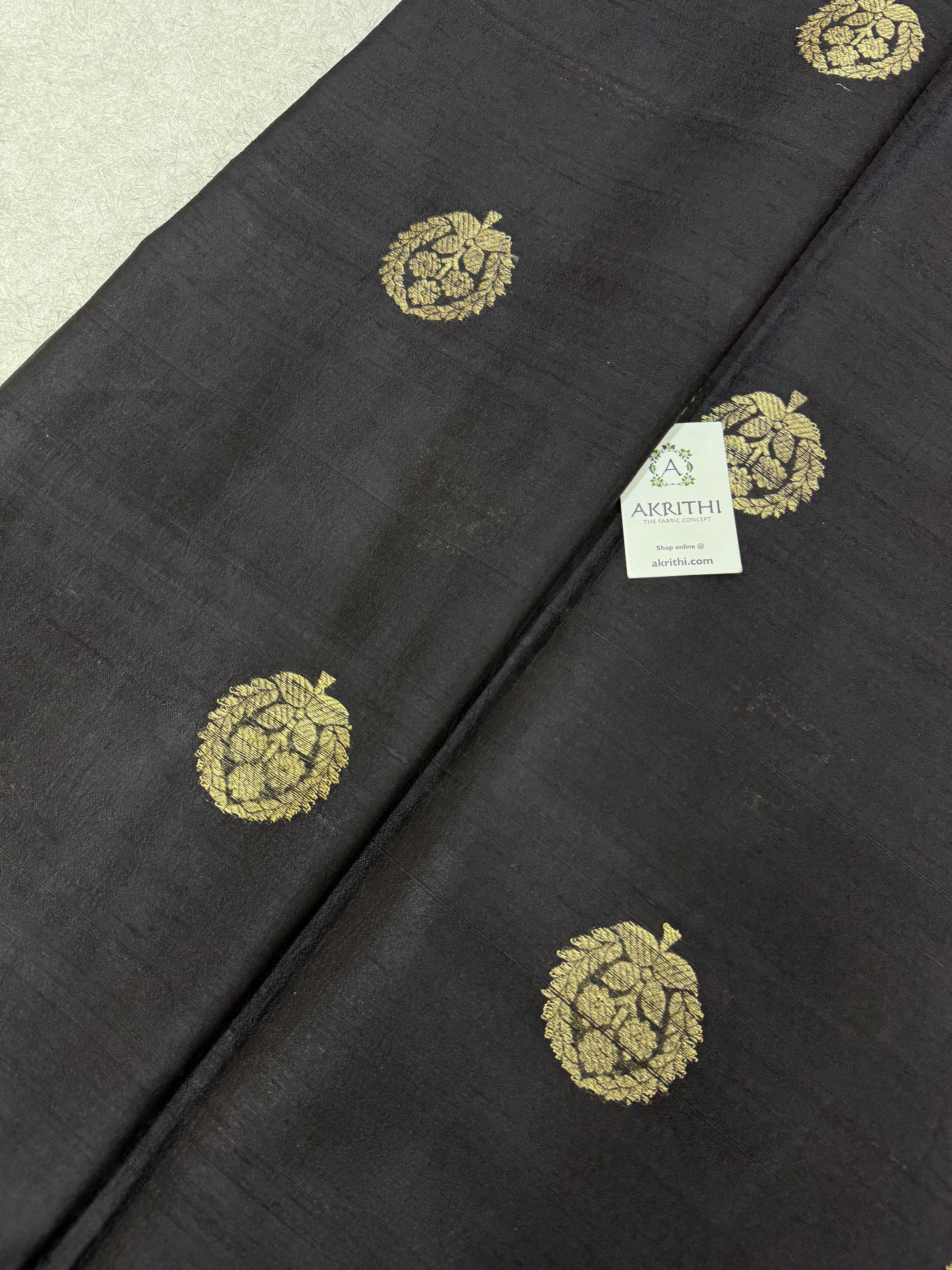 Handloom Pure raw silk Banarasi fabric