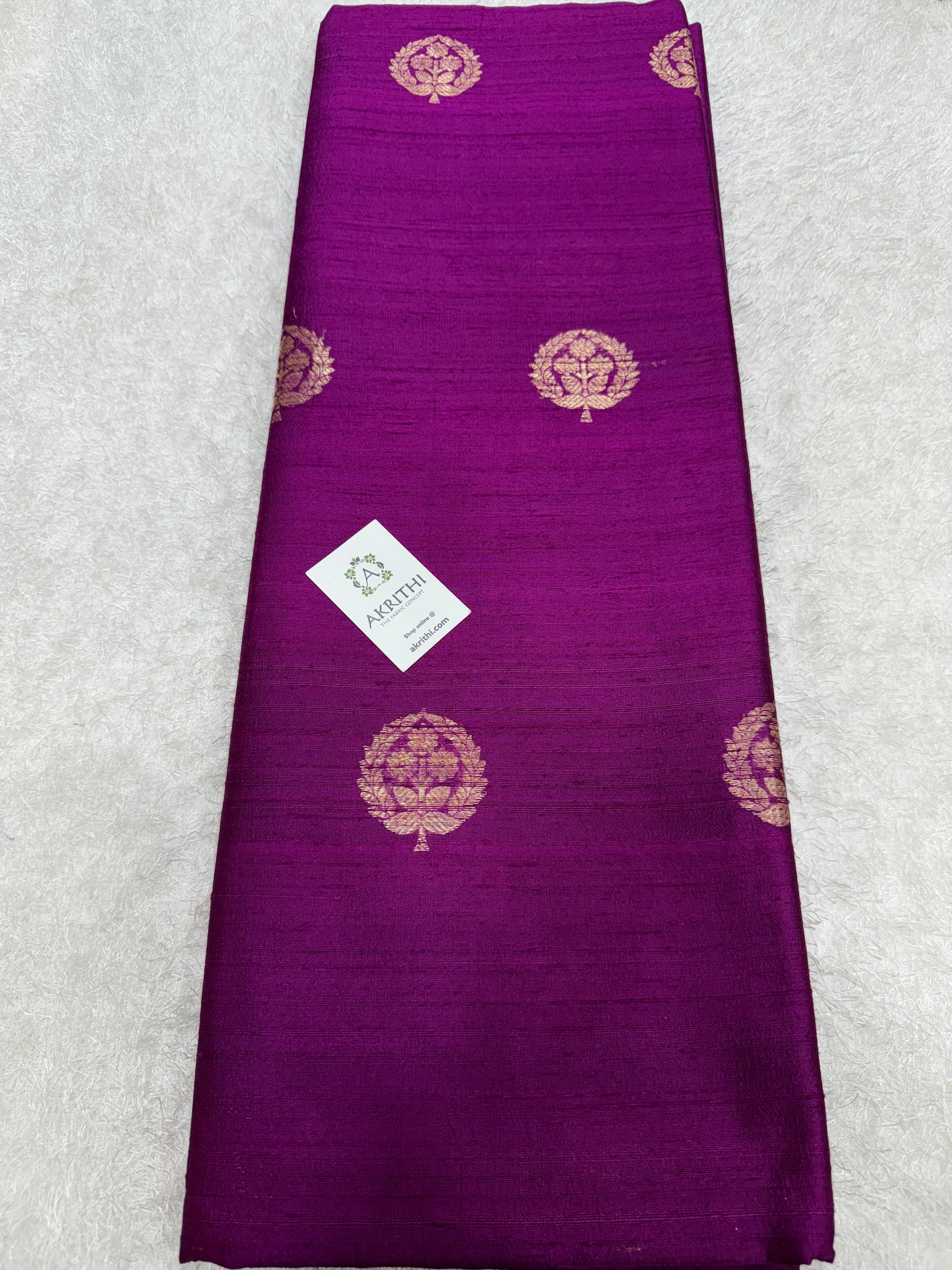 Handloom Pure raw silk Banarasi fabric