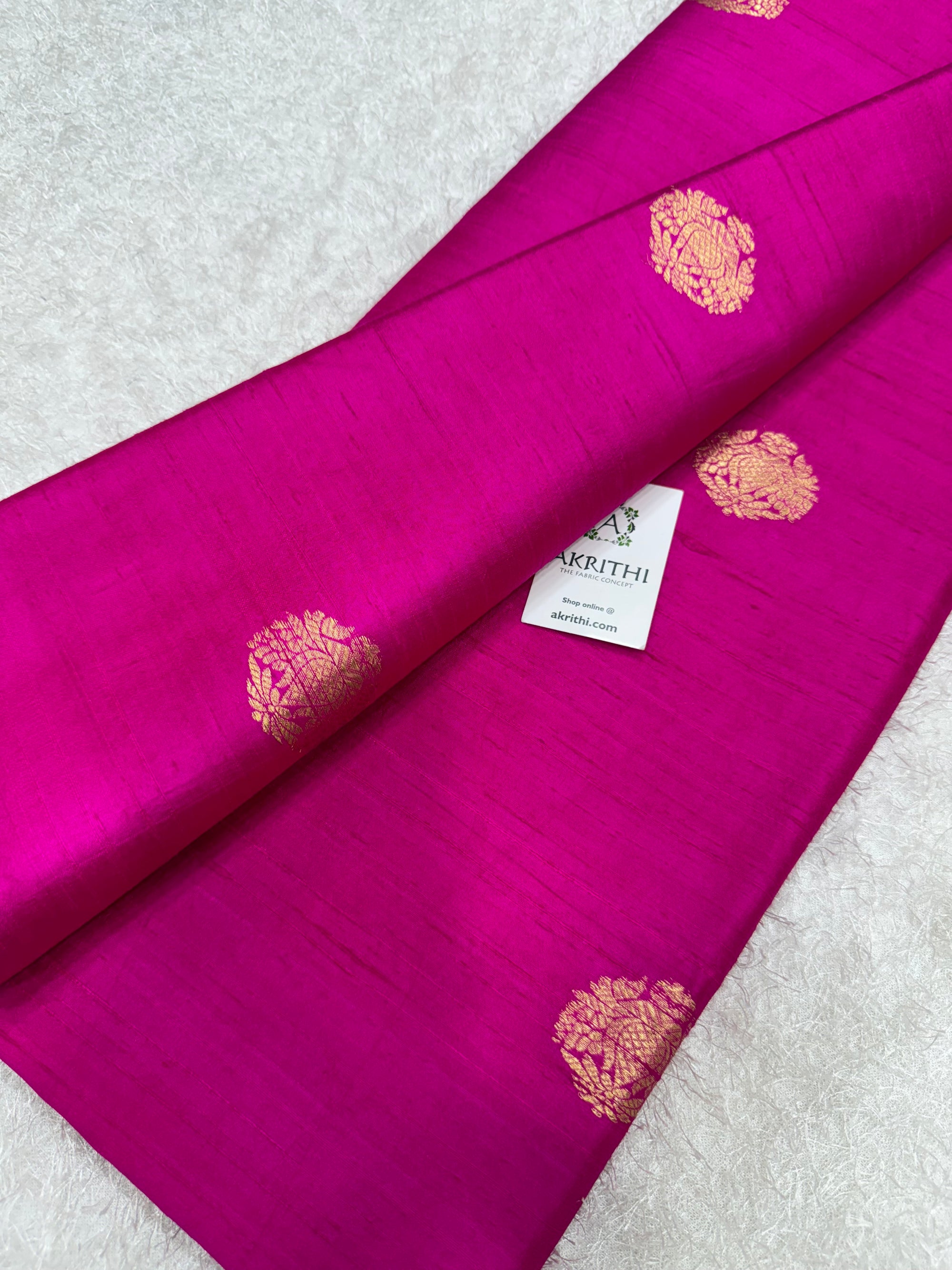 Handloom Pure raw silk Banarasi fabric