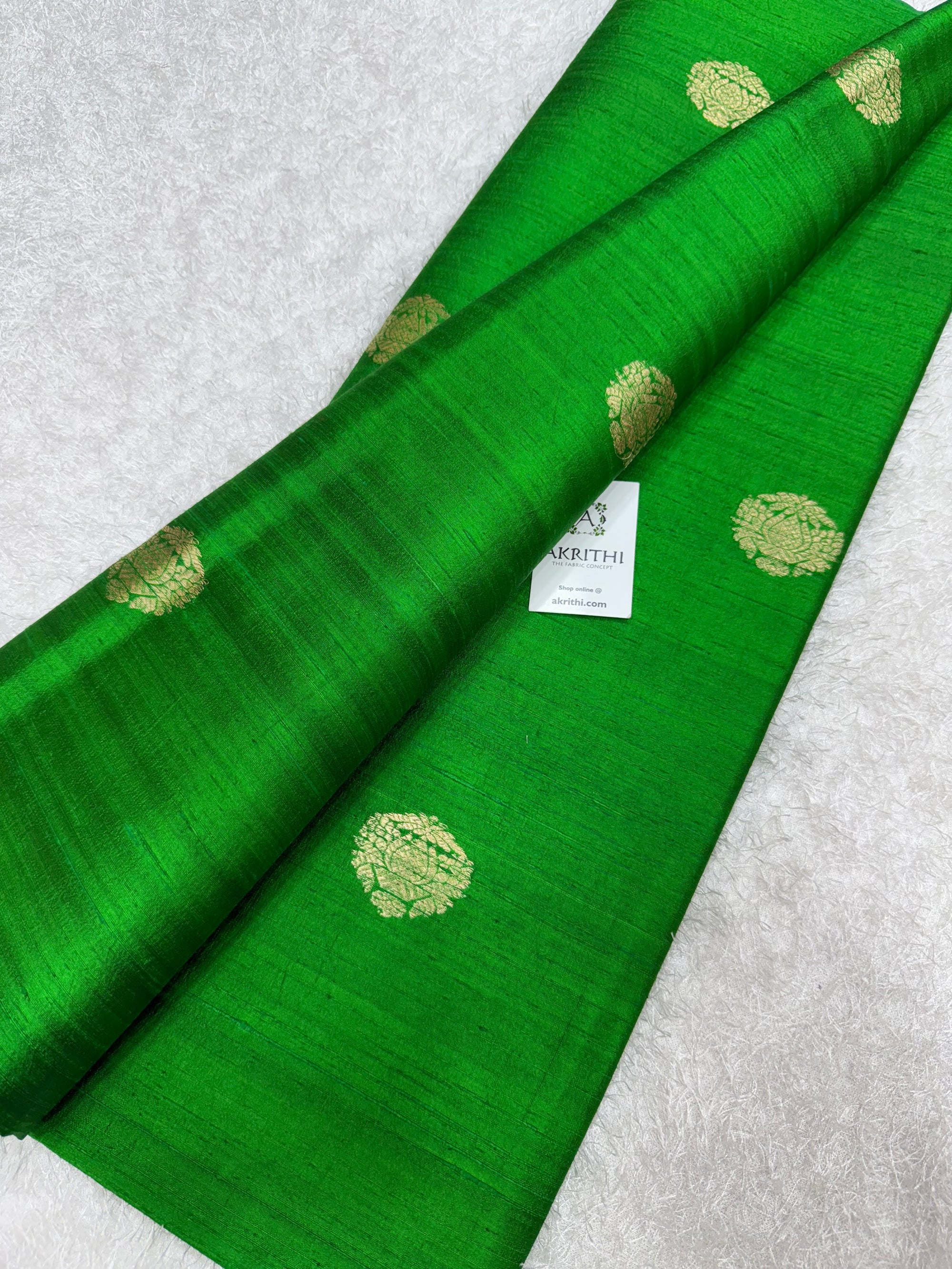 Handloom Pure raw silk Banarasi fabric