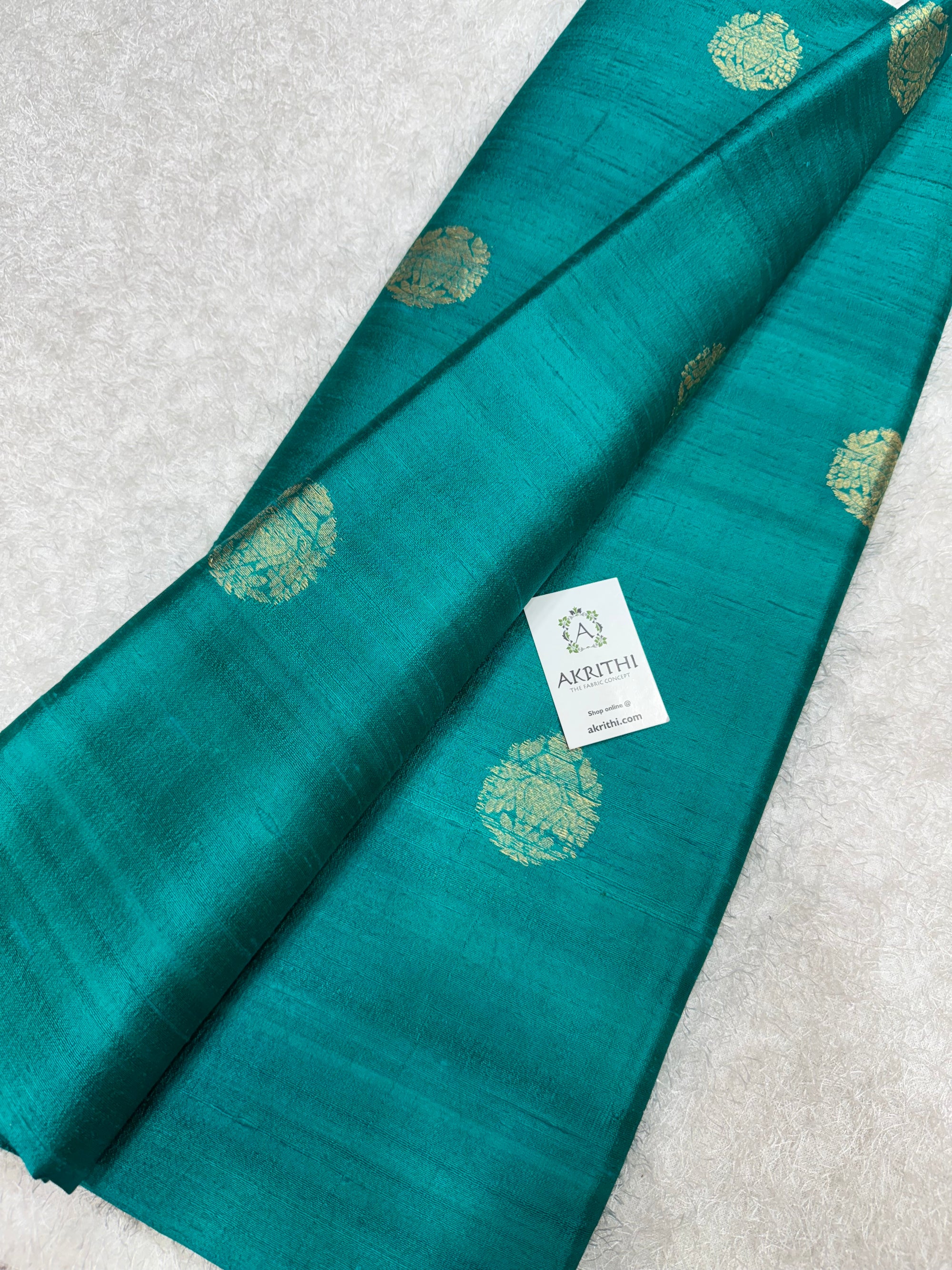 Handloom Pure raw silk Banarasi fabric
