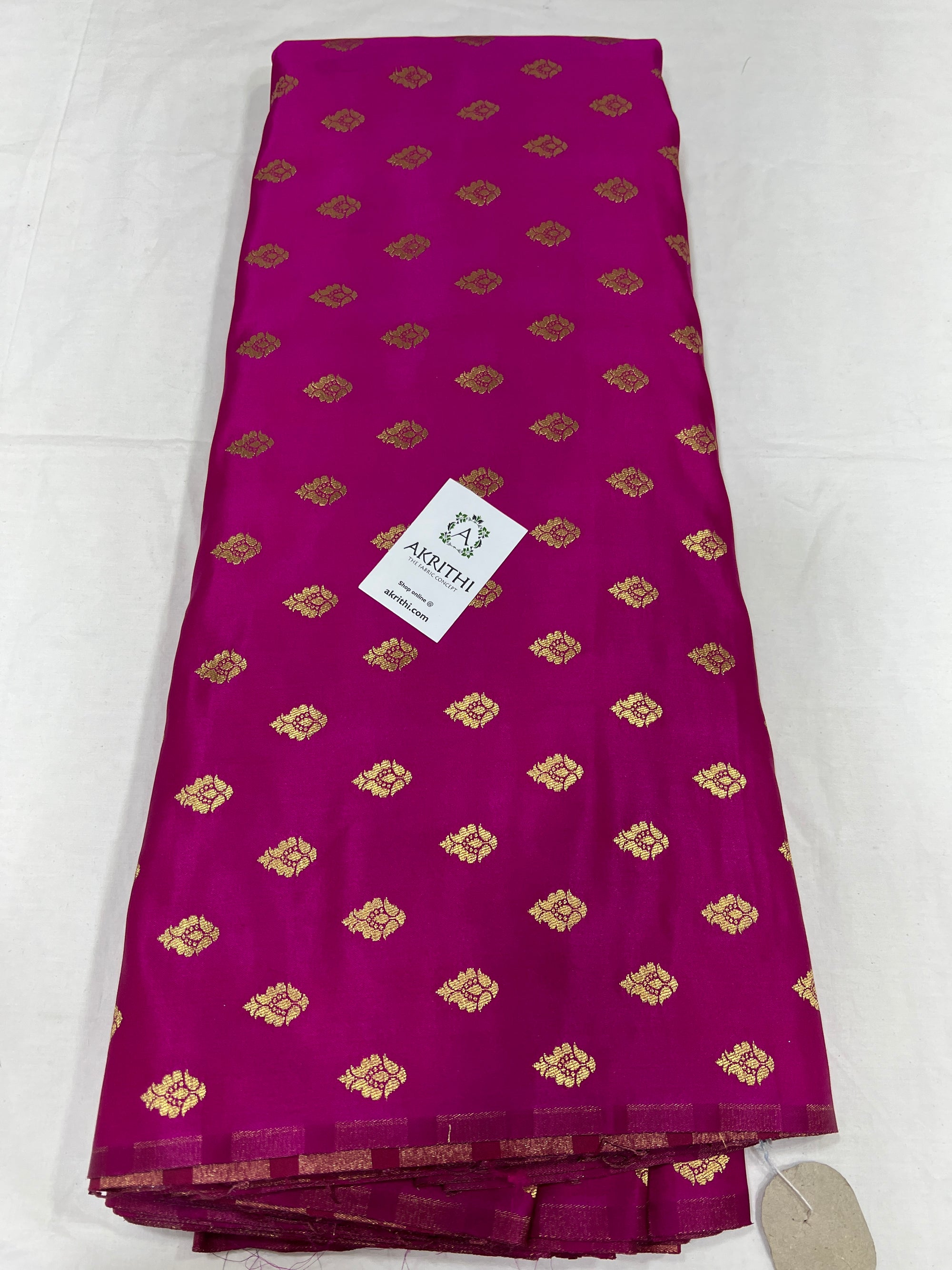 Pure Banarasi brocade butti fabric