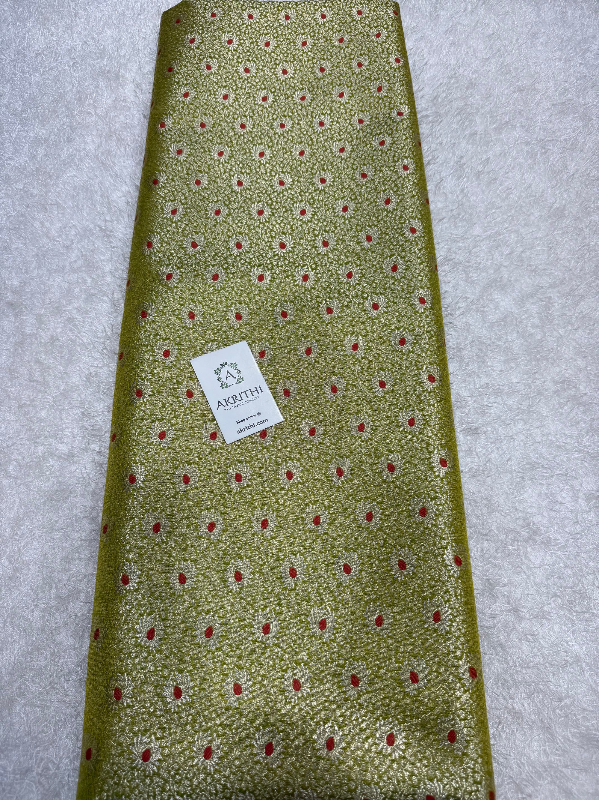 Pure Banarasi brocade fabric