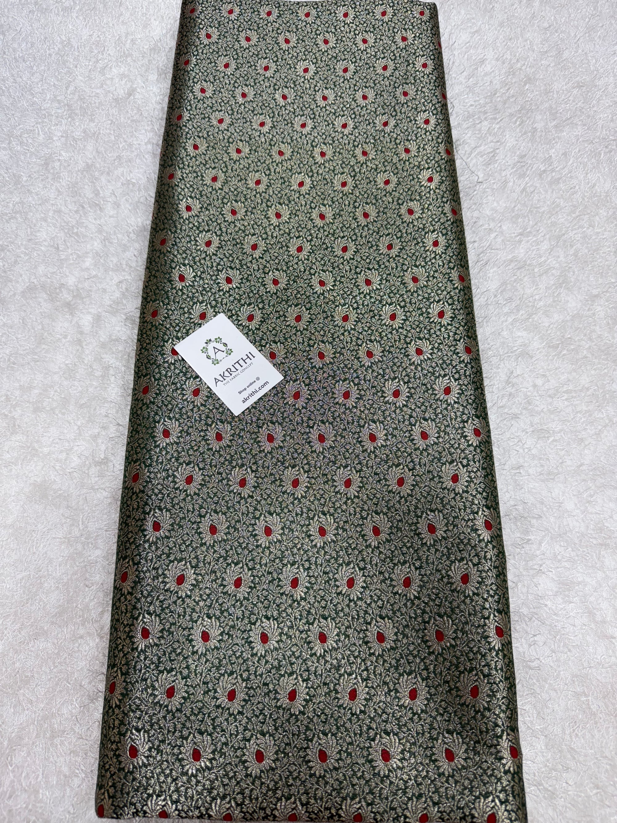 Pure Banarasi brocade fabric