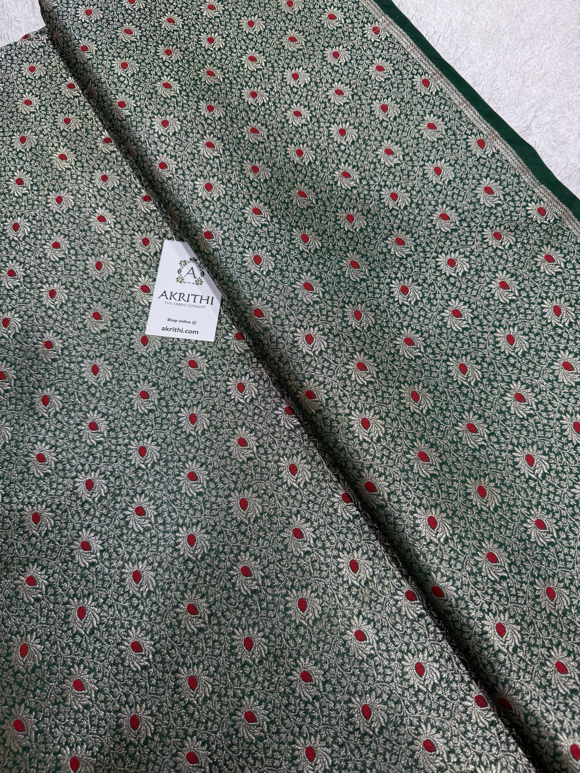 Pure Banarasi brocade fabric