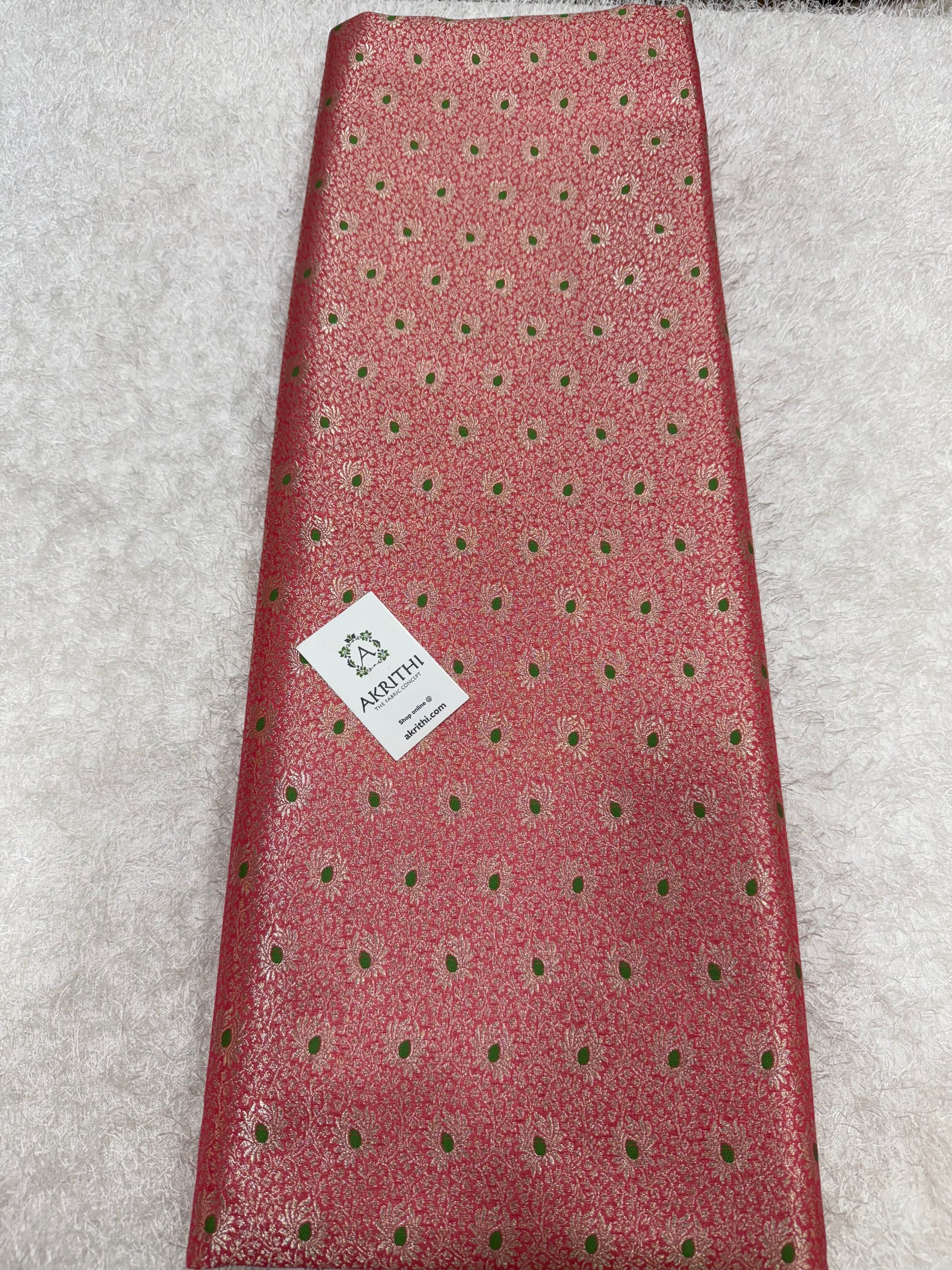 Pure Banarasi brocade fabric