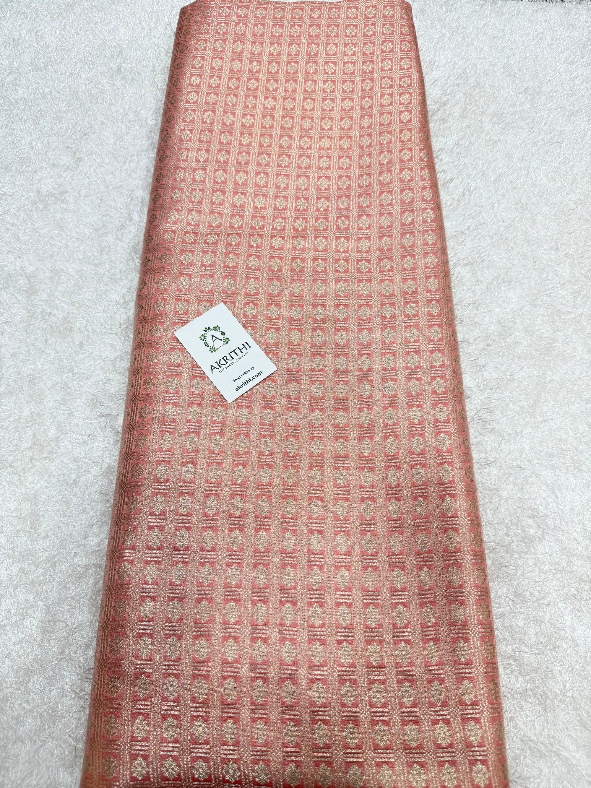 Pure Banarasi brocade fabric