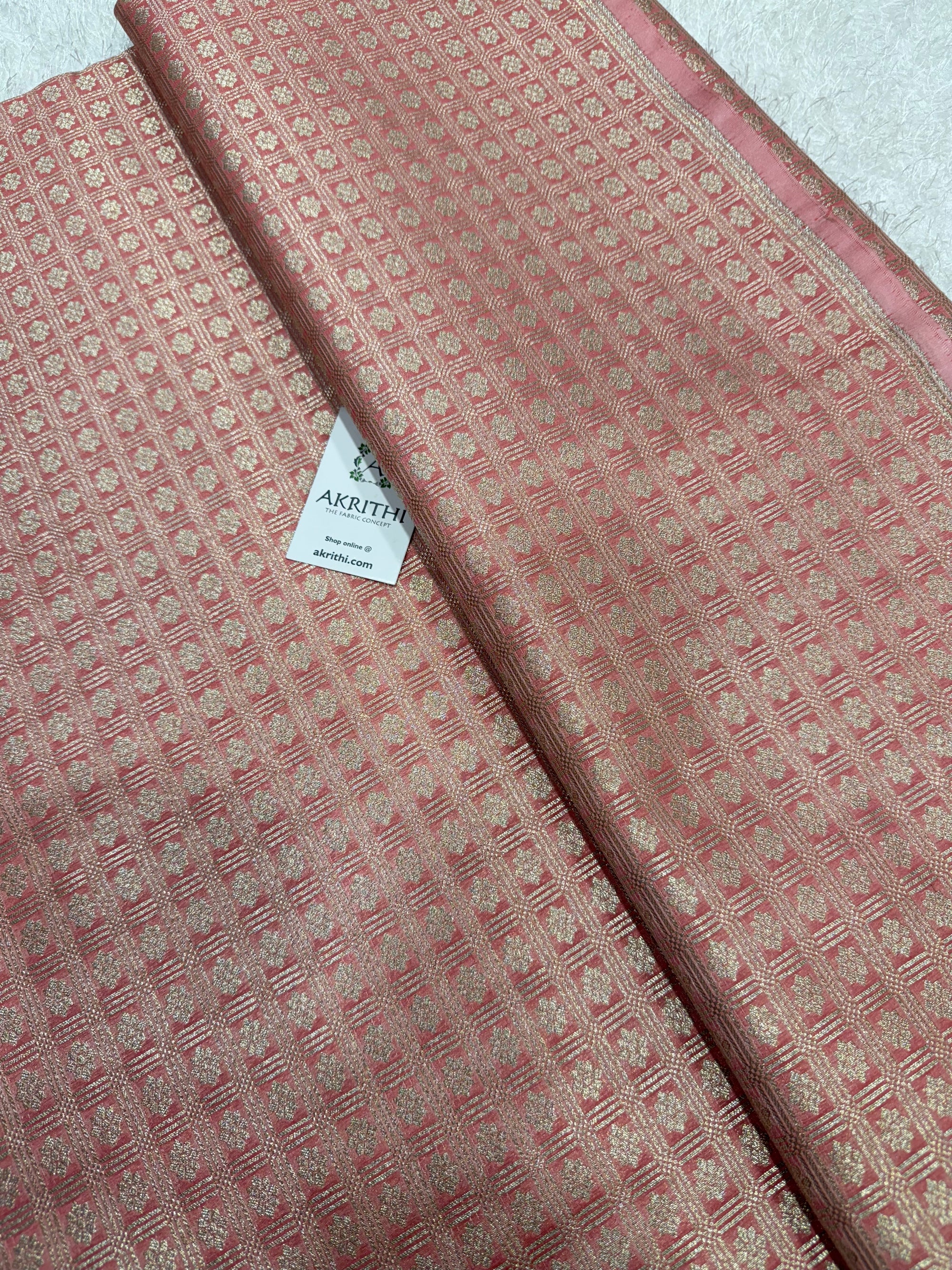 Pure Banarasi brocade fabric