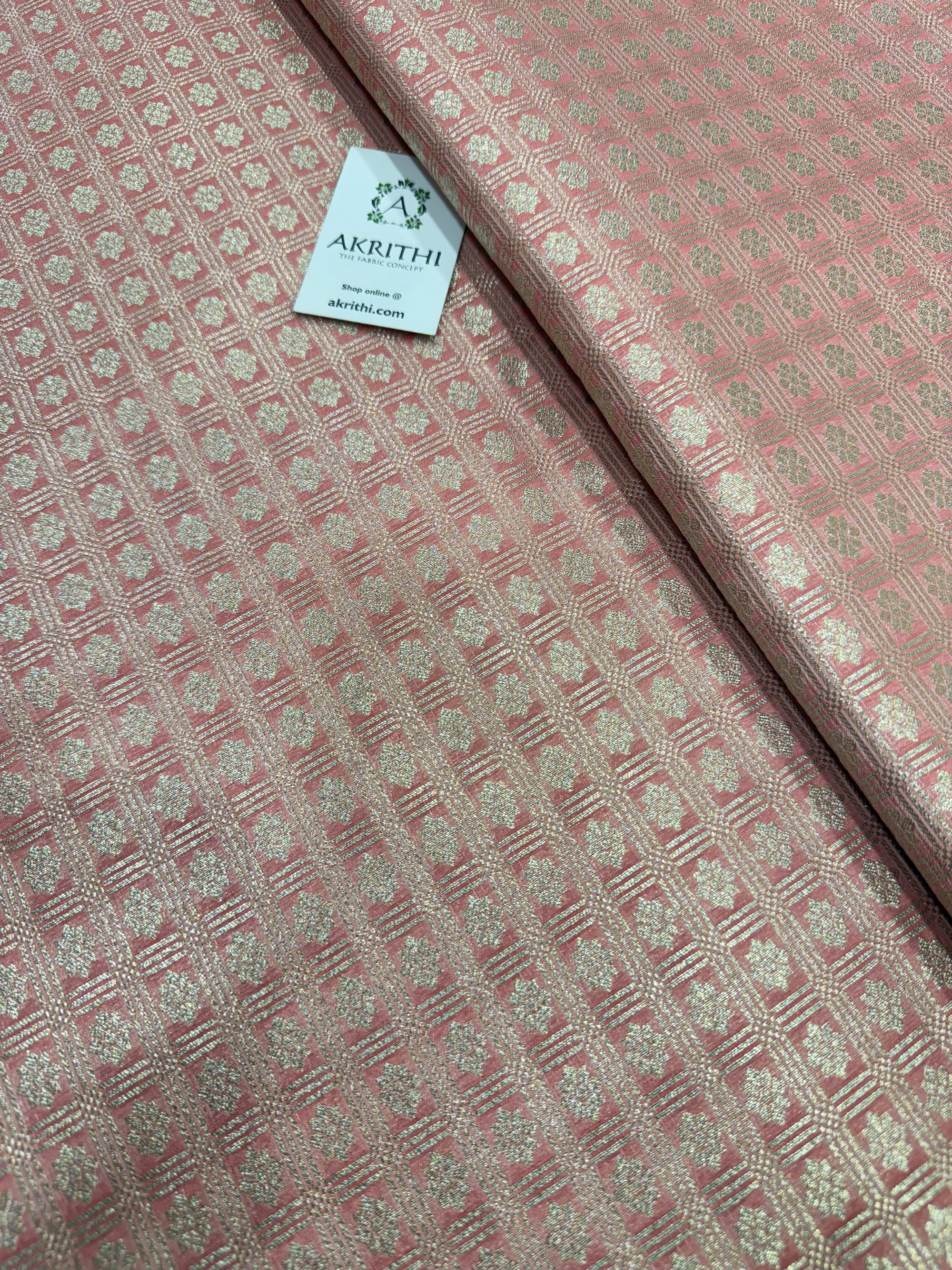 Pure Banarasi brocade fabric