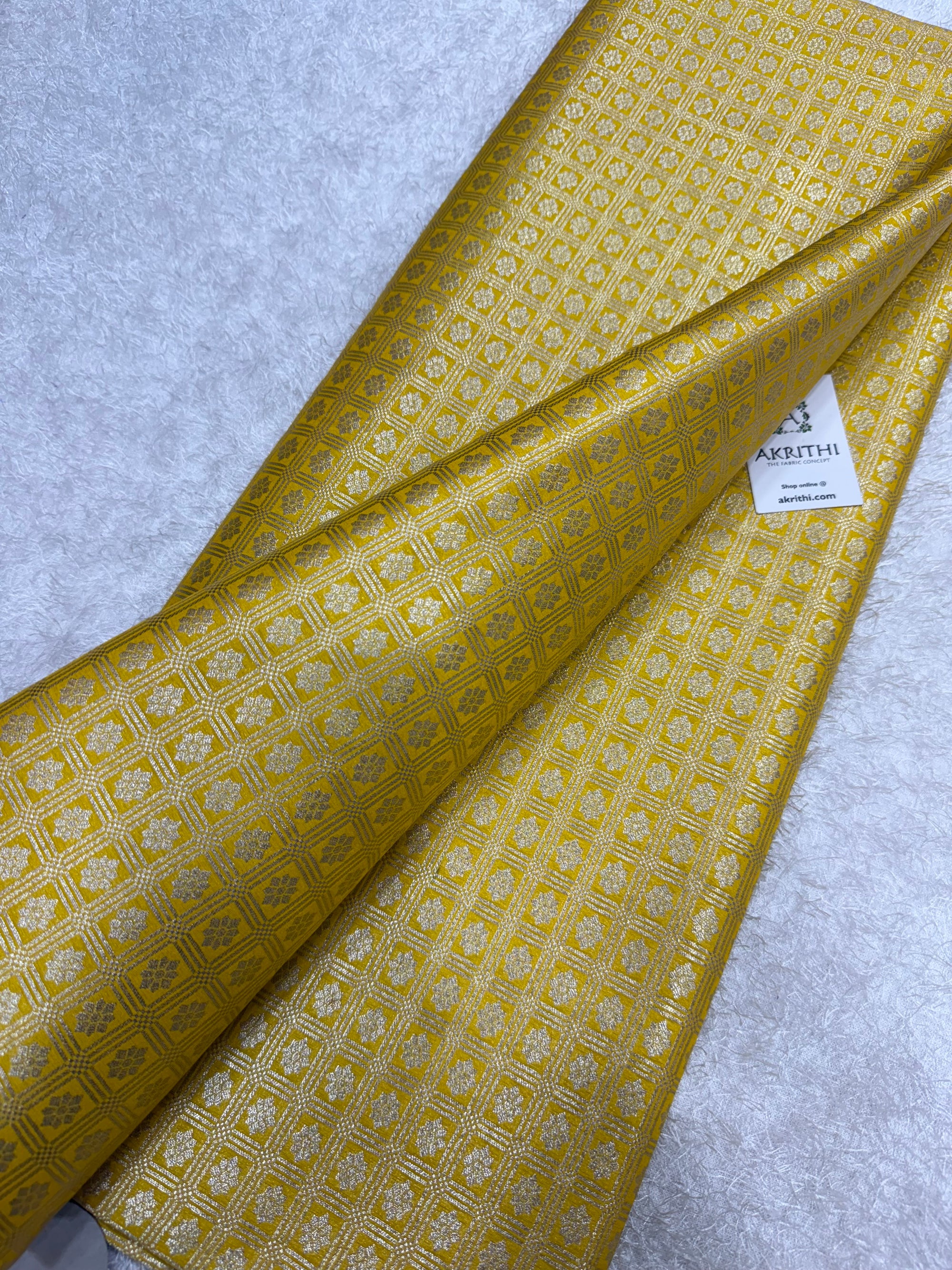 Pure Banarasi brocade fabric