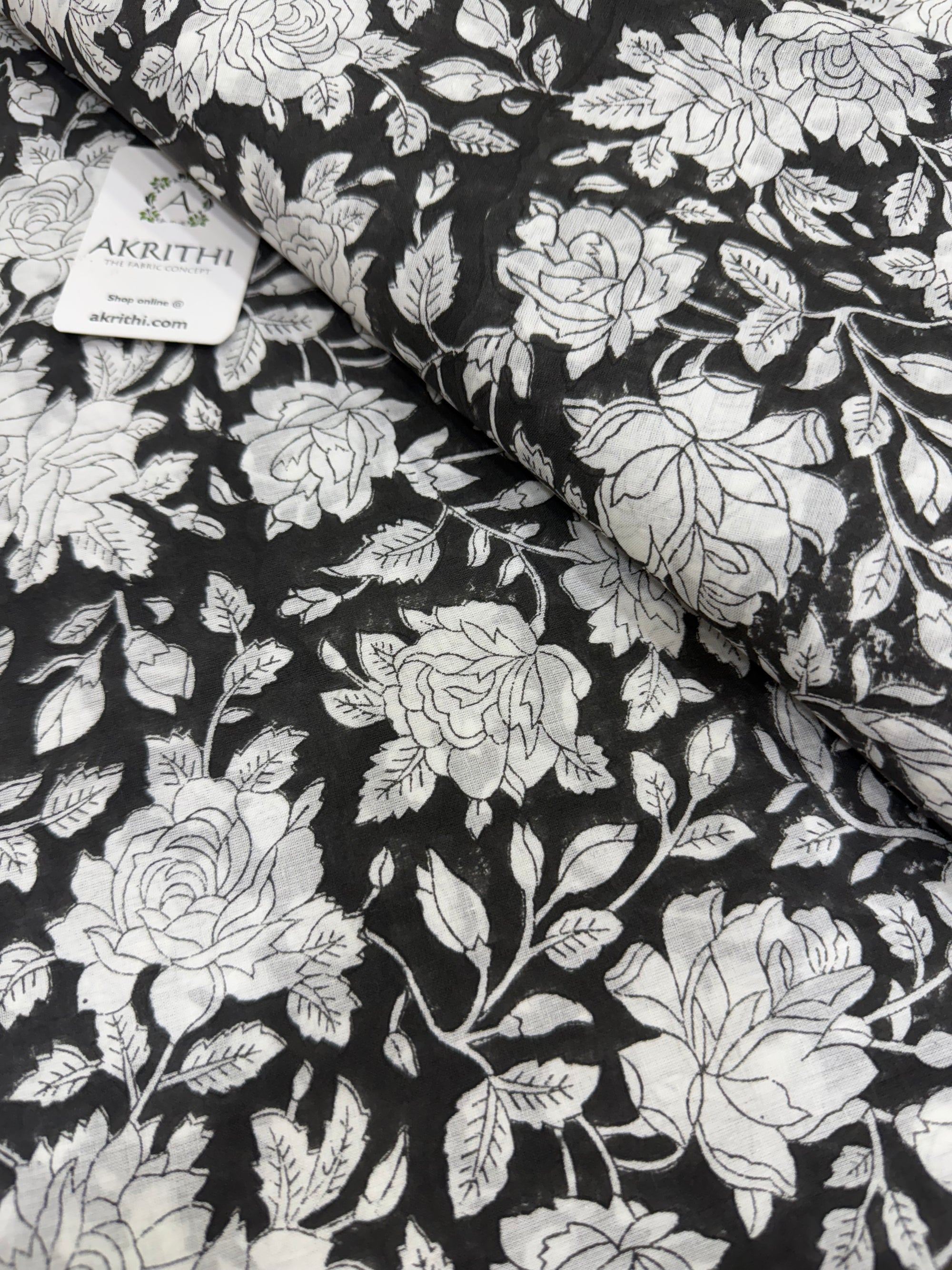 Hand block pure Mul cotton fabric