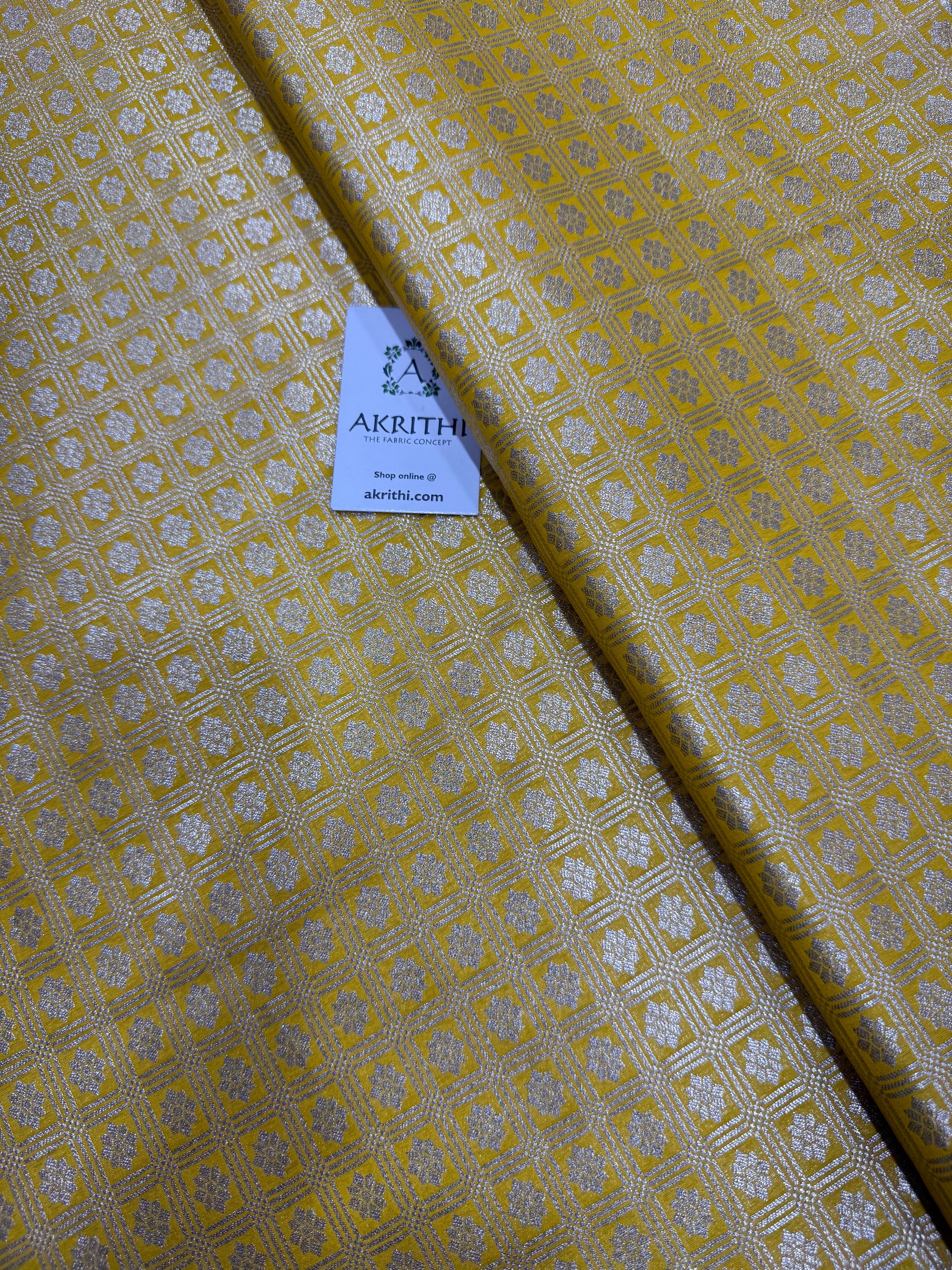 Pure Banarasi brocade fabric