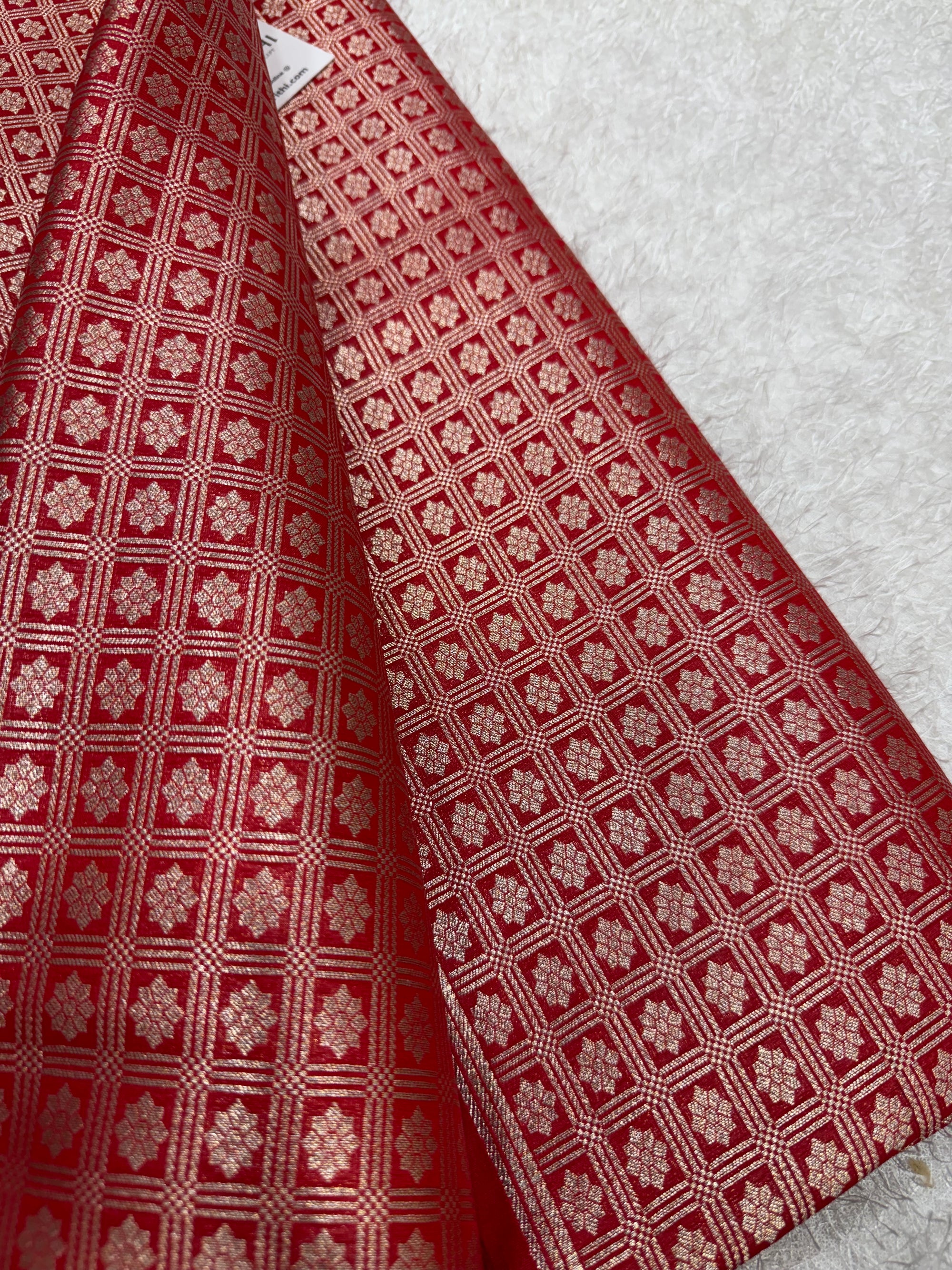 Pure Banarasi brocade fabric