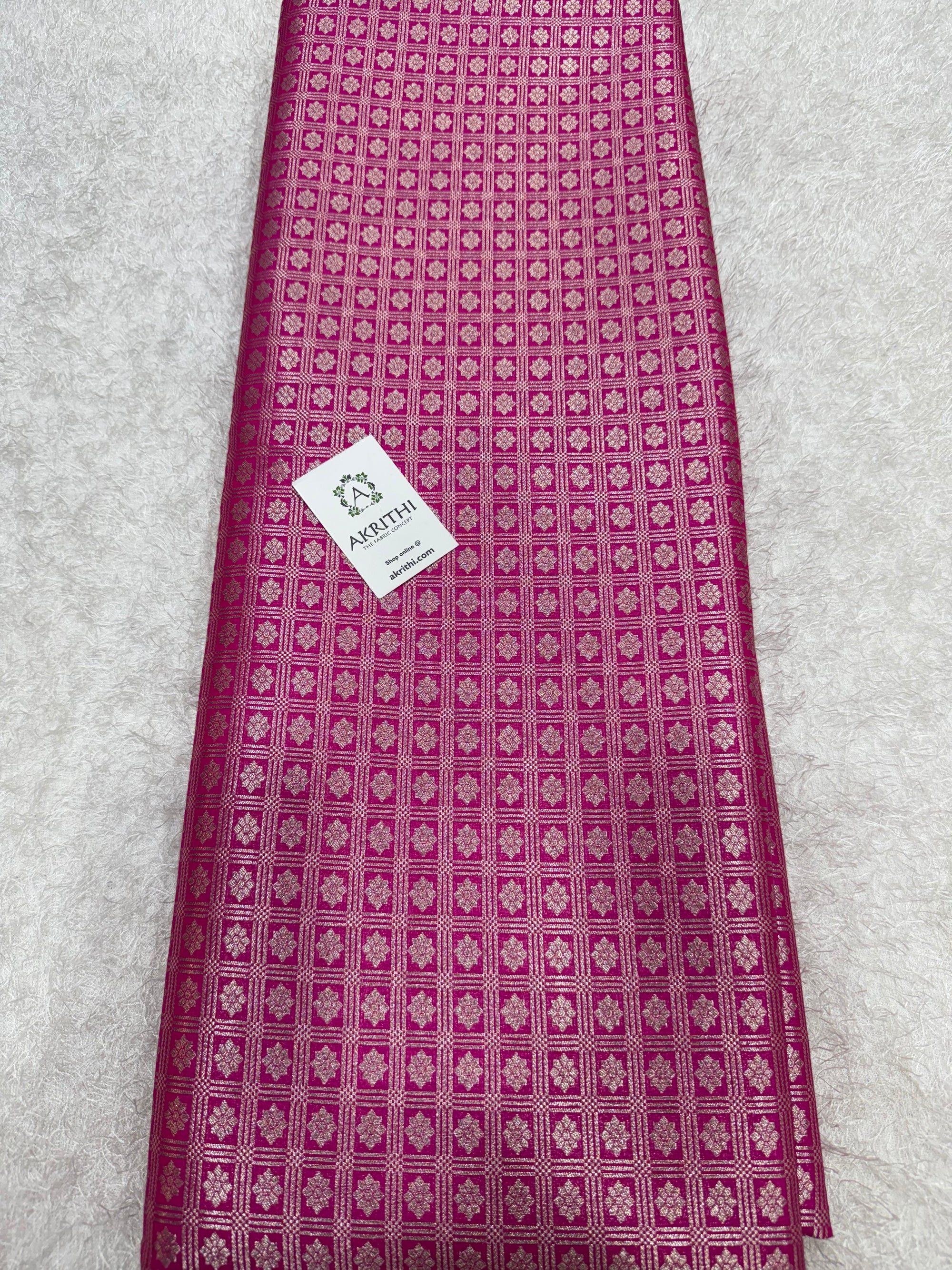 Pure Banarasi brocade fabric