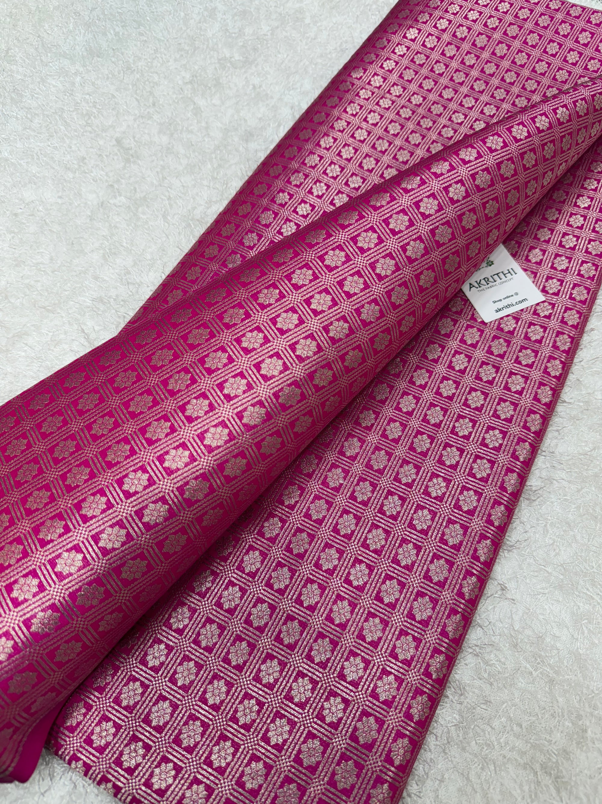 Pure Banarasi brocade fabric